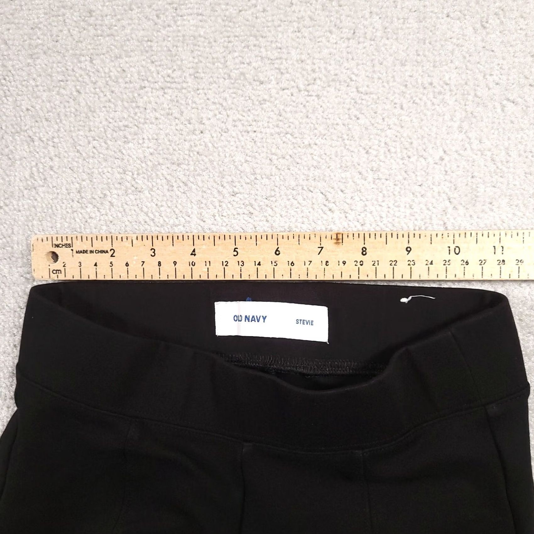 Old Navy Old Navy Stevie Stretch Pull On Pants Black XS Womens Slim Skinny Ankle Casual Size 40" / US 18 - 3 Thumbnail