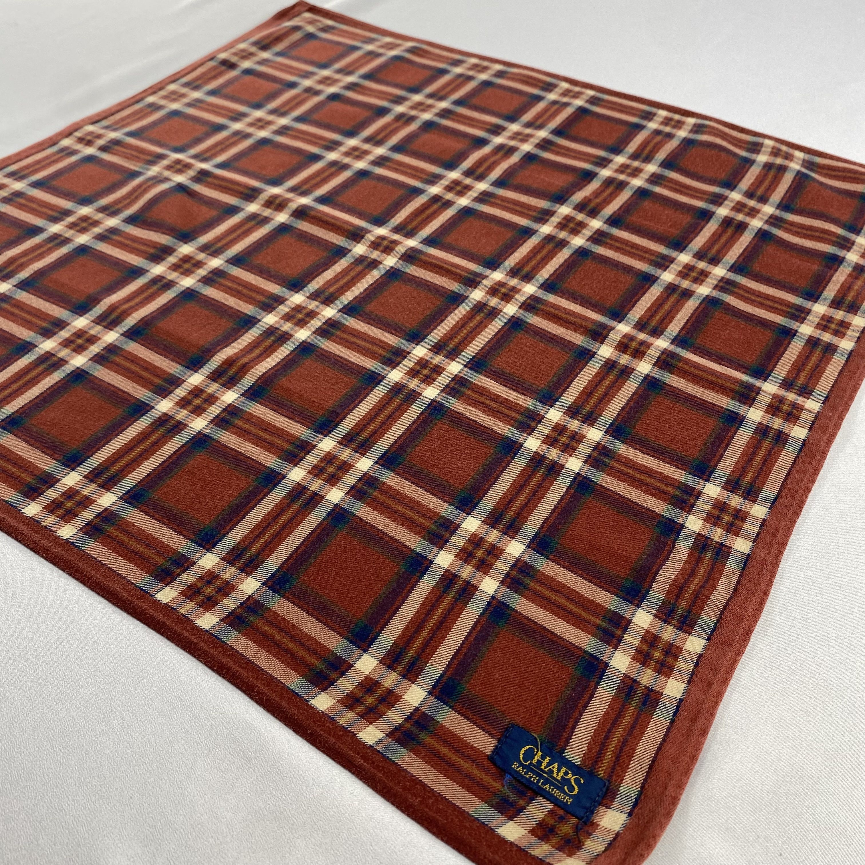Chaps Ralph Lauren × Vintage Chaps Ralph Lauren Handkerchief / Neckerchief-P756 Size ONE SIZE - 2 Thumbnail