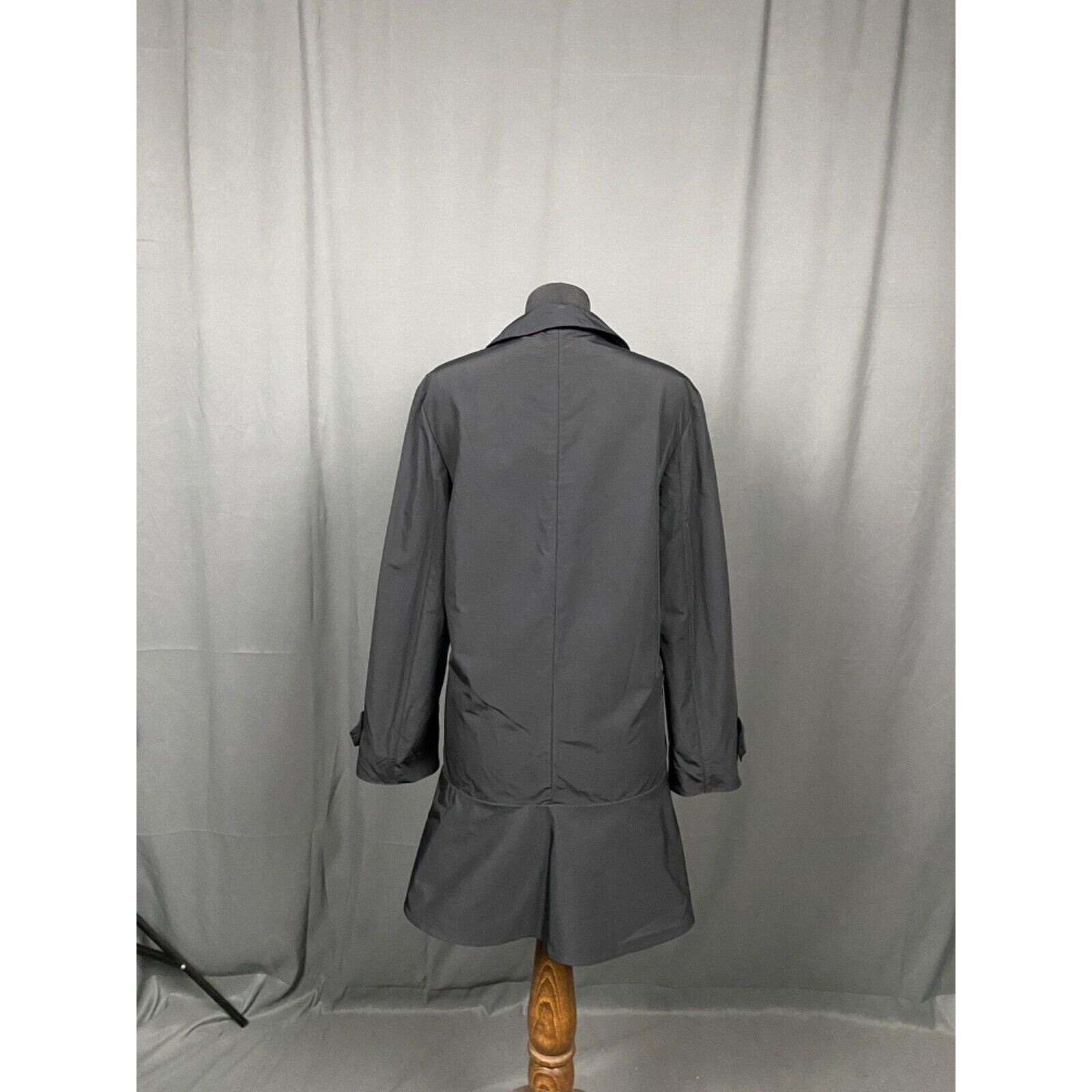 Prada MINT! Prada RECENT Women's Black Long OverCoat Size 38 Size XS / US 0-2 / IT 36-38 - 7 Thumbnail