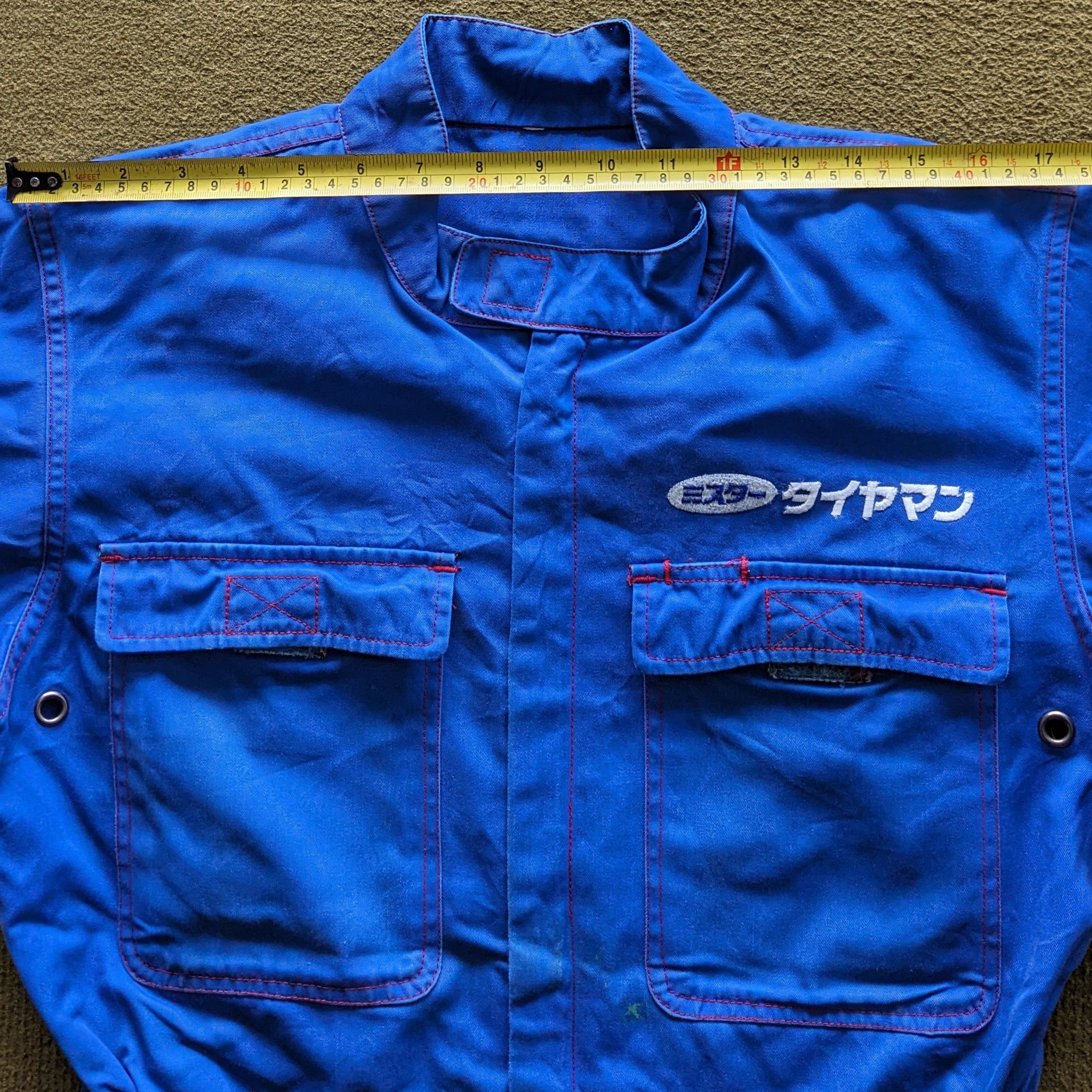 Vintage Vintage BRIDGESTONE Coverall Workwear Jacket Size US S / EU 44-46 / 1 - 6 Thumbnail