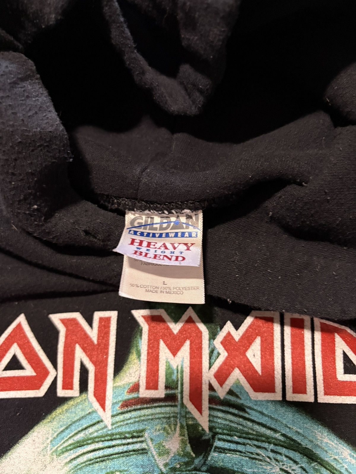 Iron Maiden VINTAGE 2000s GILDAN IRON MAIDEN HISTORY OF EDDIE HOODIE Size US L / EU 52-54 / 3 - 3 Thumbnail