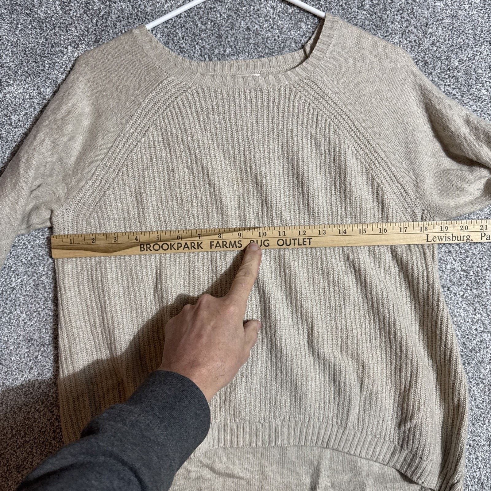 J.Crew Factory Warmspun Elbow Patch Sweater Womens M Wool Blend Size M / US 6-8 / IT 42-44 - 3 Thumbnail