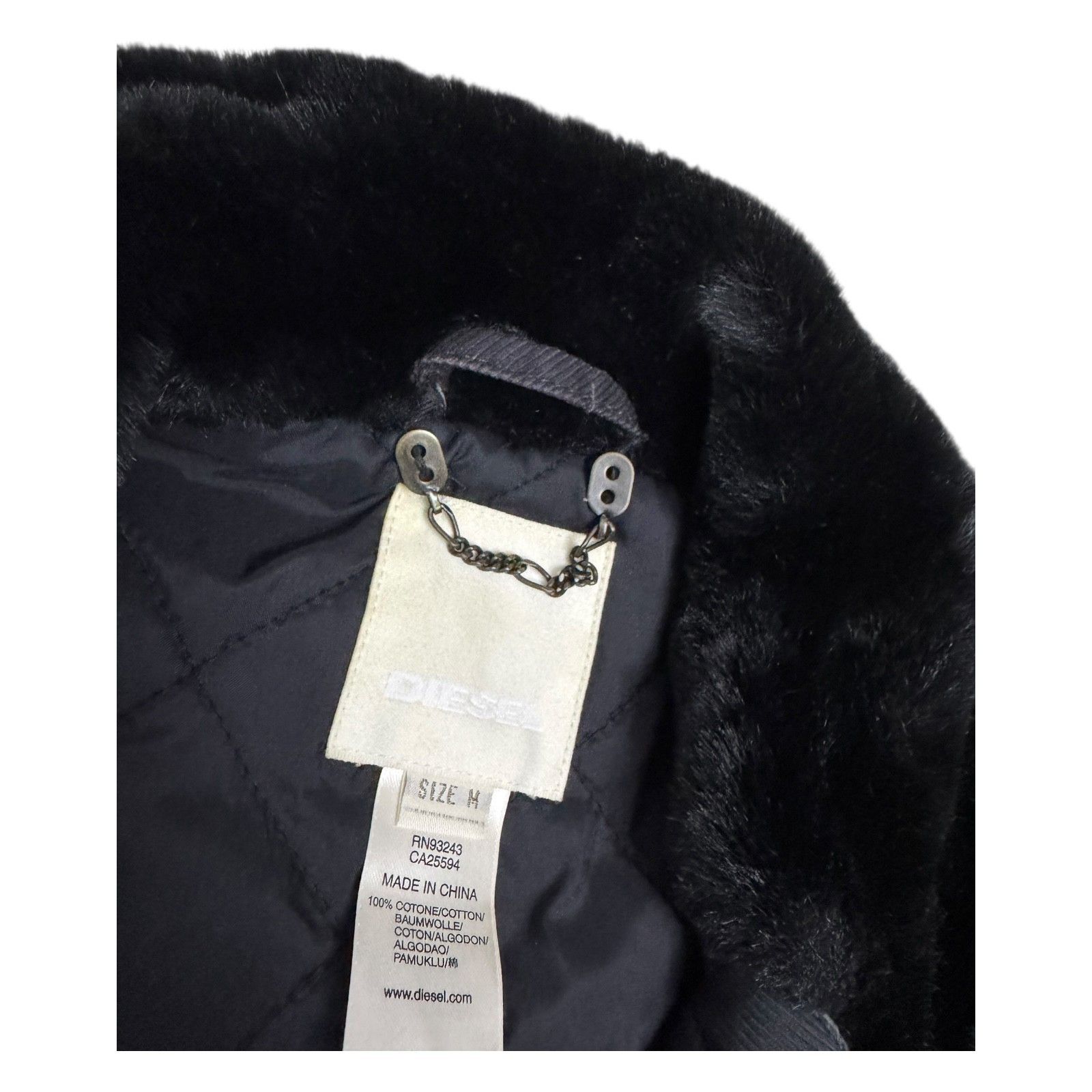 Diesel DIESEL Faux Fur Trim Luxury Casual Jacket Coat Medium Size M / US 6-8 / IT 42-44 - 4 Thumbnail