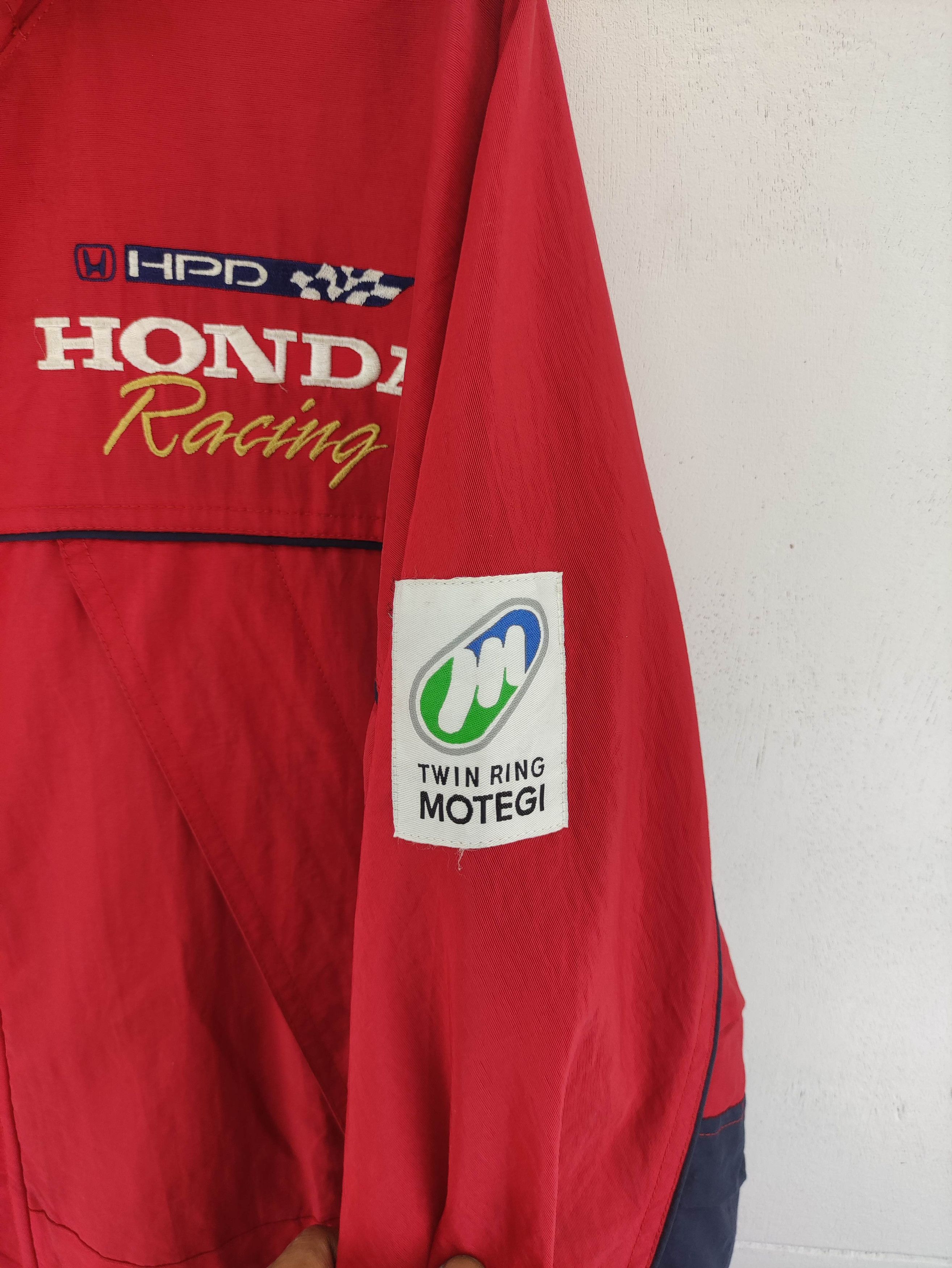 Honda Vintage Honda Jacket Hoodie Zipper Embroidered Logo Size US L / EU 52-54 / 3 - 3 Thumbnail