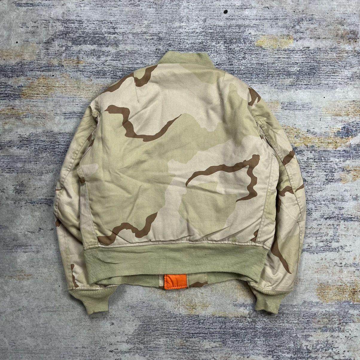 Alpha Industries vtg alpha industries desert camouflage Ma-1 bomber jacket Size US M / EU 48-50 / 2 - 2 Thumbnail