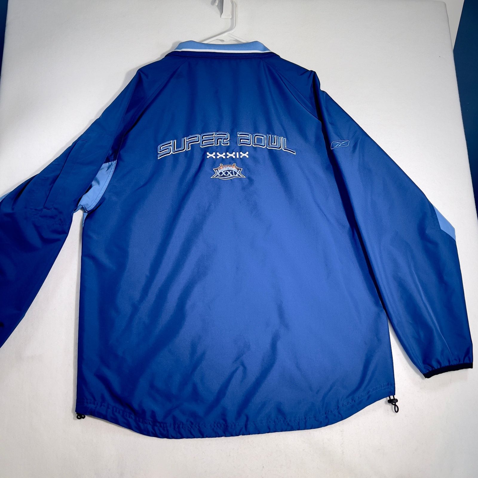 NFL NFL Superbowl XXXIX Reebok Full Zip Windbreaker Large 2005 Size US L / EU 52-54 / 3 - 2 Thumbnail