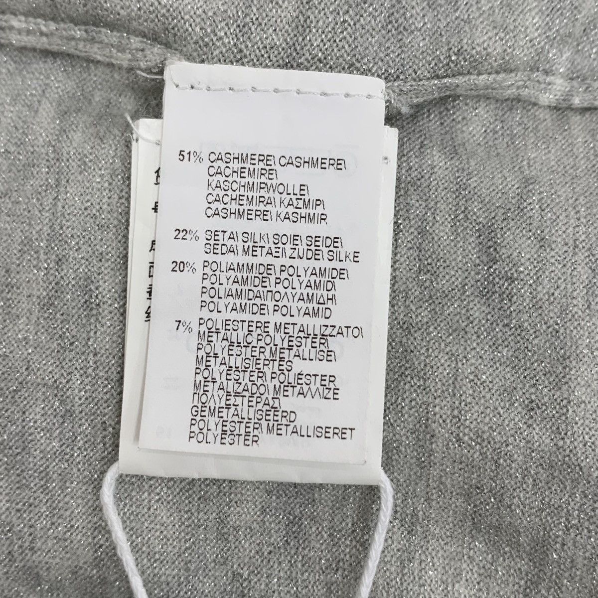 Brunello Cucinelli Brunello Cucinelli Cashmere Short Sleeve T-shirt K26WX Size S / US 4 / IT 40 - 7 Thumbnail