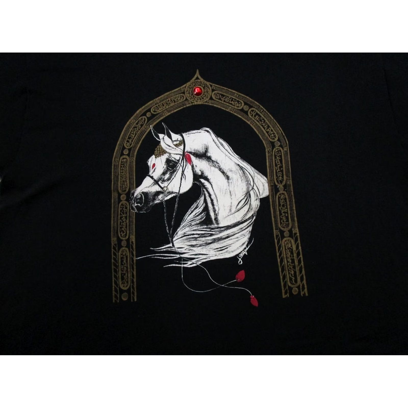 Jerzees VINTAGE Jerzees Horse Graphic T-Shirt Mens XL Black 90s Western Horse T-Shirt Men XL Black 90s Jerzees Size US XL / EU 56 / 4 - 2 Thumbnail