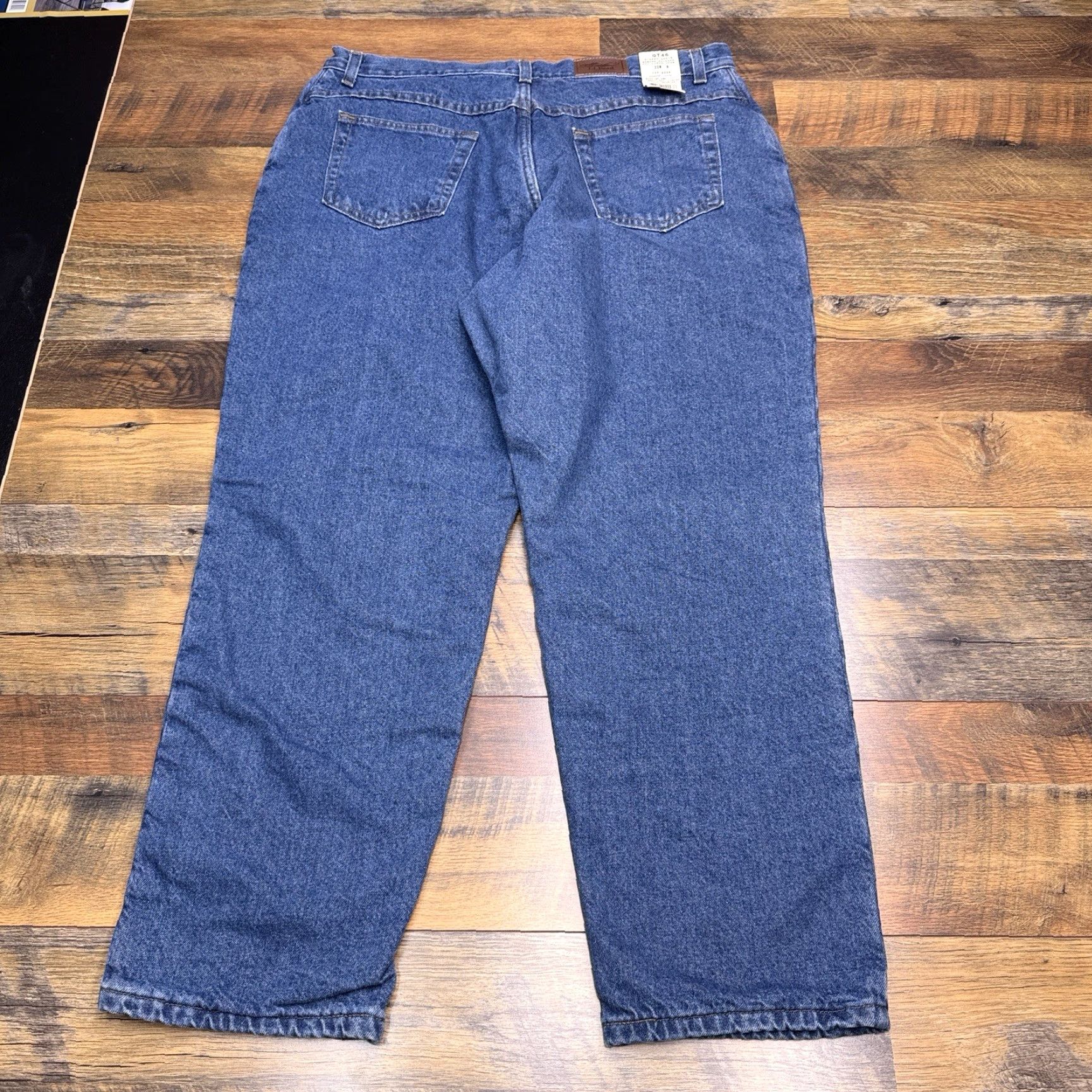 Vintage VINTAGE L.L.Bean Jeans Womens 20W 28in Inseam Relaxed Straight Denim Stone Blue 100% Cotton 5-Pocket USA 90s Lined New Size 42" / US 20 - 3 Thumbnail