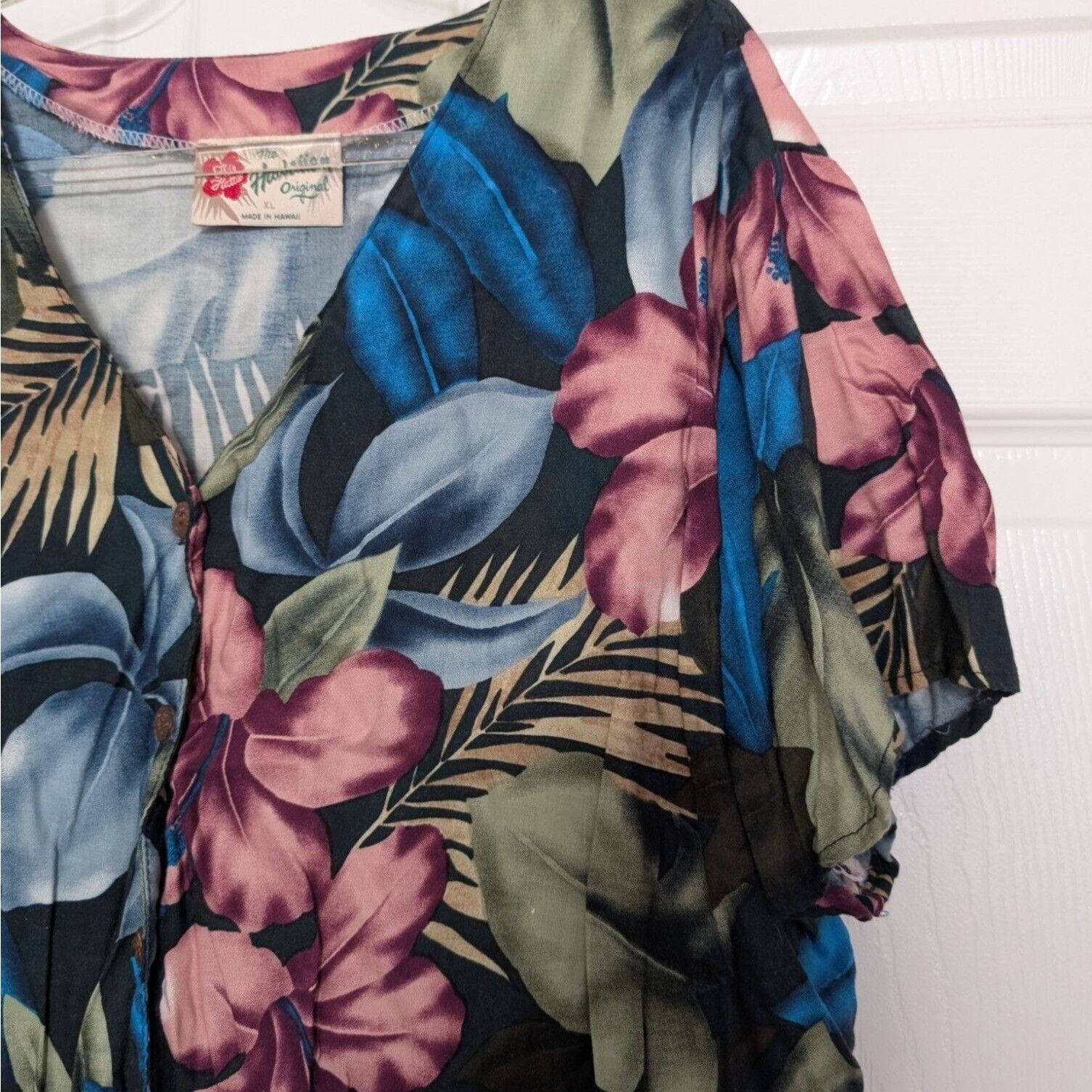 Hilo Hattie Vintage Hilo Hattie Floral Hawaiian Shirt Womens Size XL Size XL / US 12-14 / IT 48-50 - 2 Thumbnail