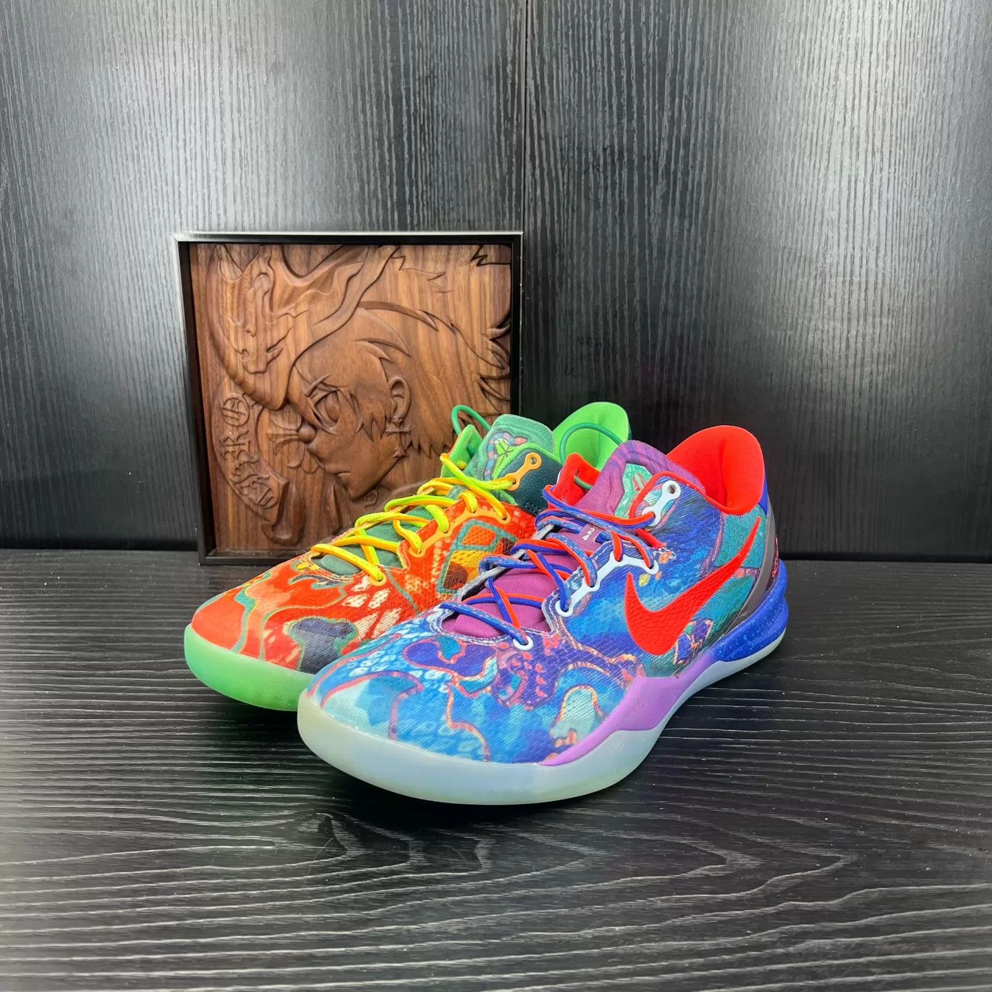 Nike ZK8 Orange Blue TwoTone 44.5 Light Wear Oxidation Size US 10.5 / EU 43-44 - 1 Thumbnail