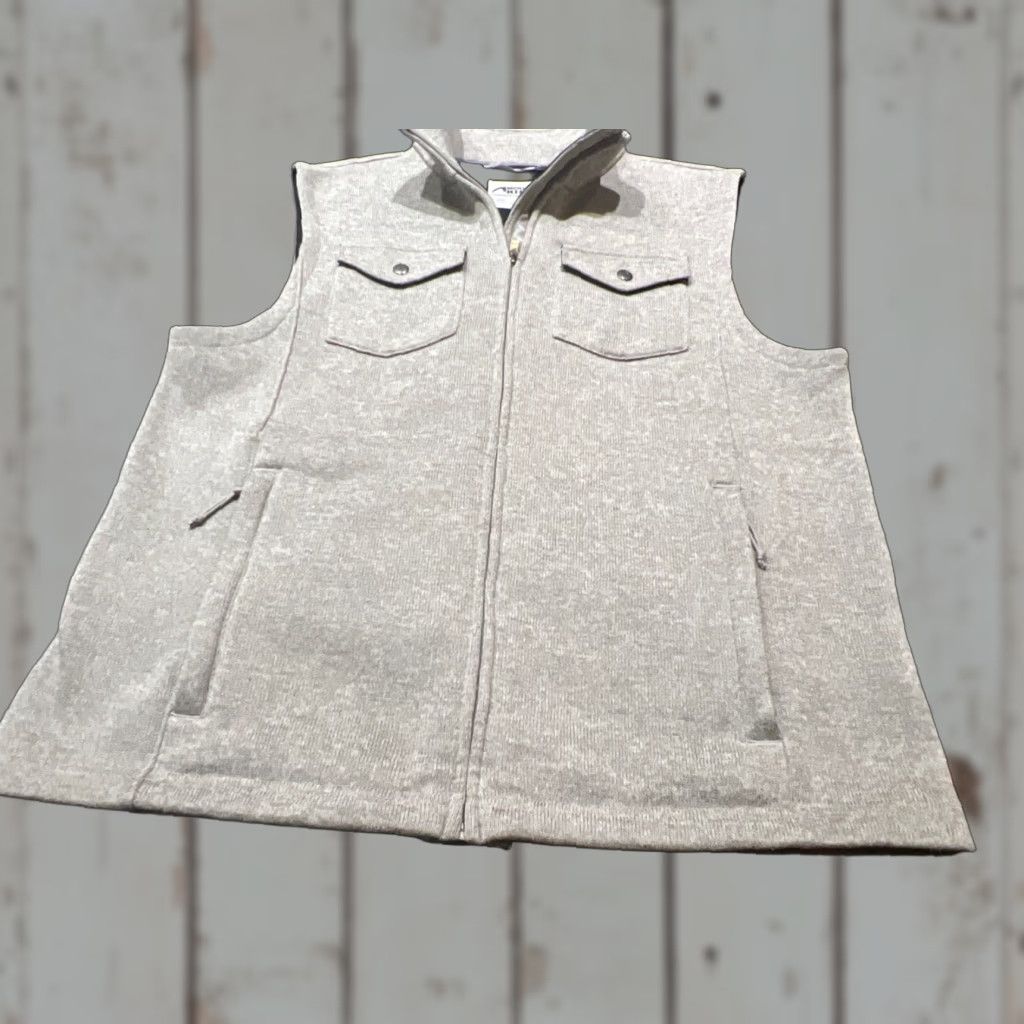 Mountain Khakis MOUNTAIN KHAKIS Old Faithful Vest XL Beige Casual Outdoor Zip Mens Size US XL / EU 56 / 4 - 1 Thumbnail