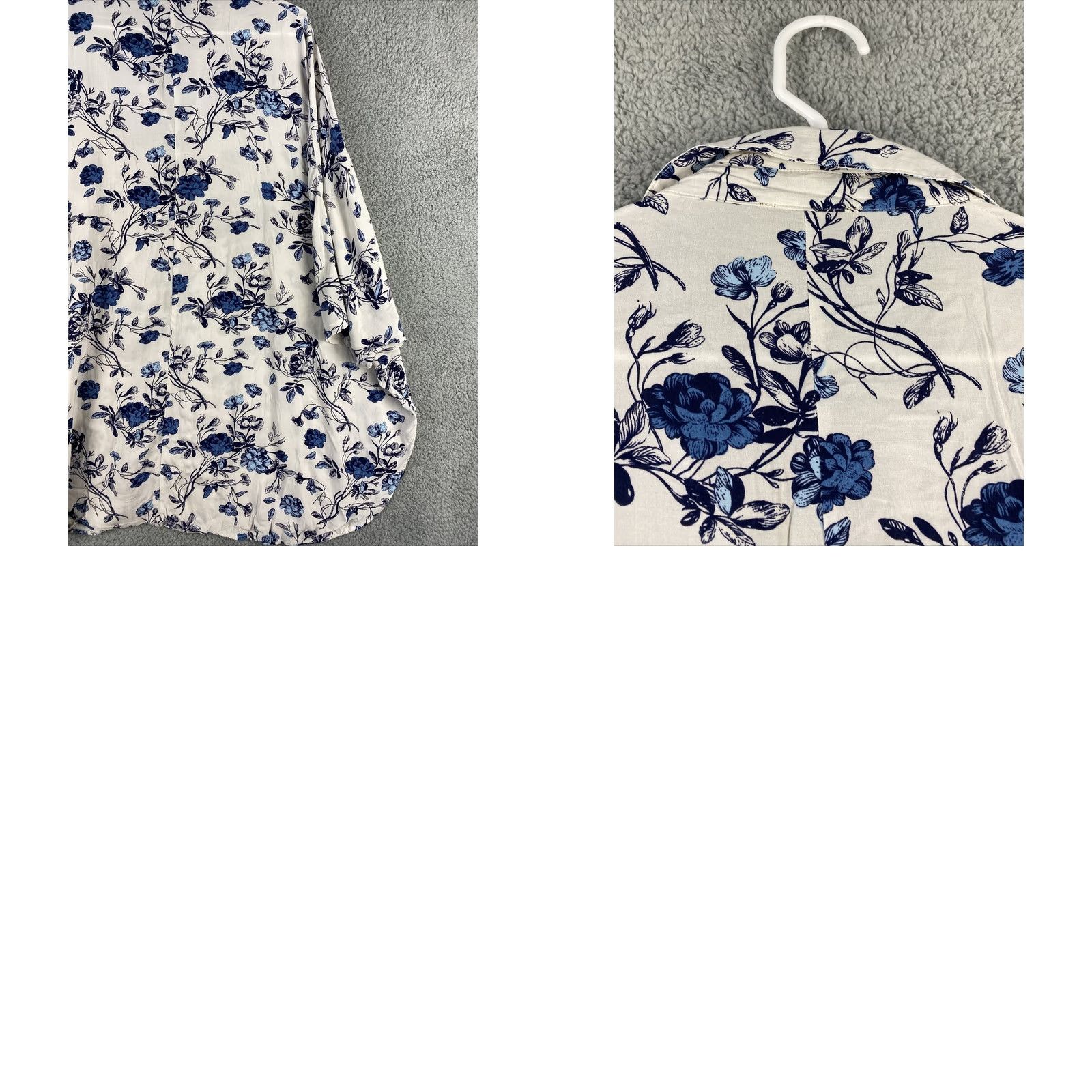 Vintage VINTAGE Anotah Women Floral T-Shirt Plus Size Casual Loose Blouse Summer 34-34 Womens Size XL / US 12-14 / IT 48-50 - 8 Thumbnail