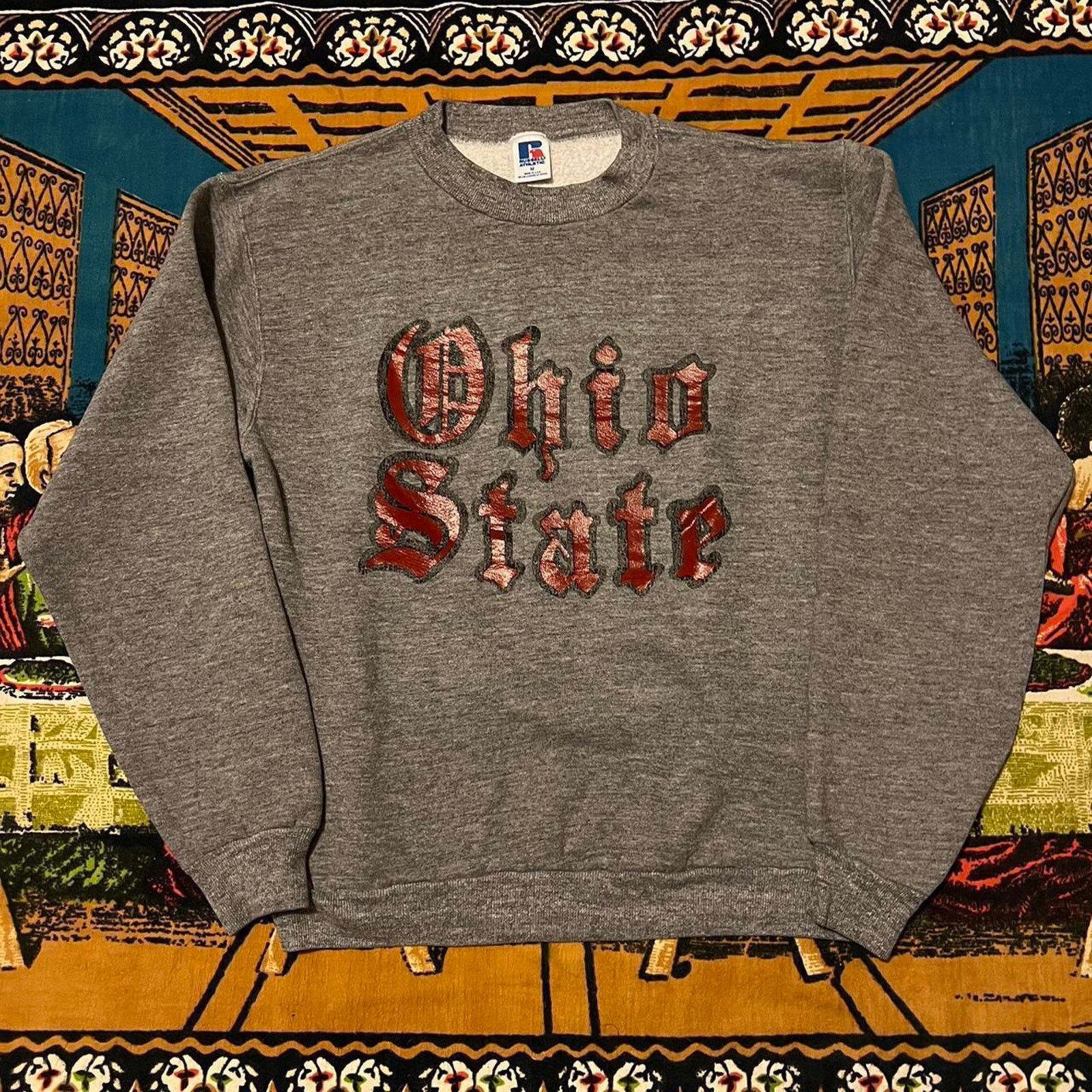 Russell Athletic Vintage russell athletic ohio state crewneck sweater college Size US M / EU 48-50 / 2 - 1 Thumbnail