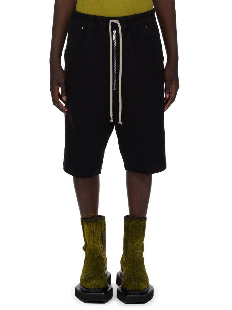 Rick Owens Rick Owens Men's Black Zip Shorts Size US 31 - 1 Thumbnail