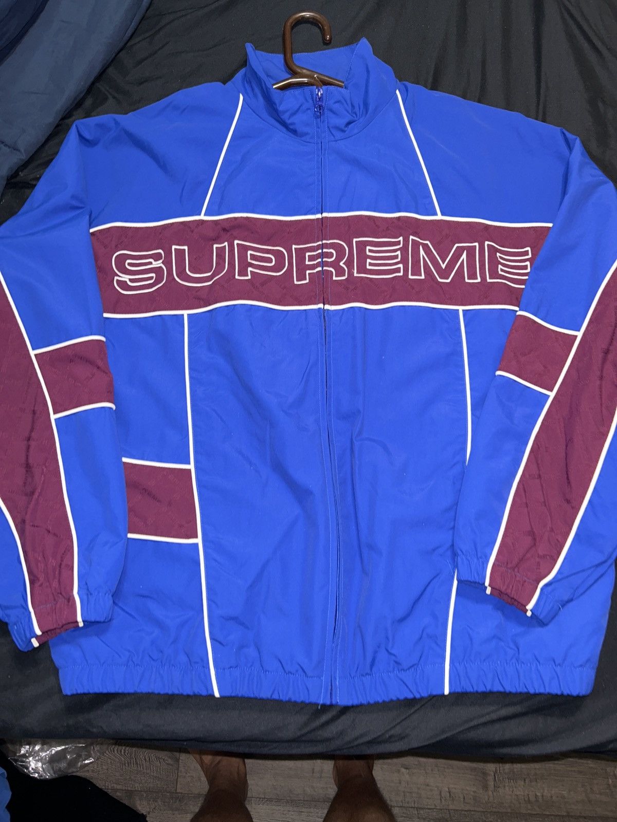 Supreme Supreme Jacquard Panel Track Jacket Size US XL / EU 56 / 4 - 1 Thumbnail