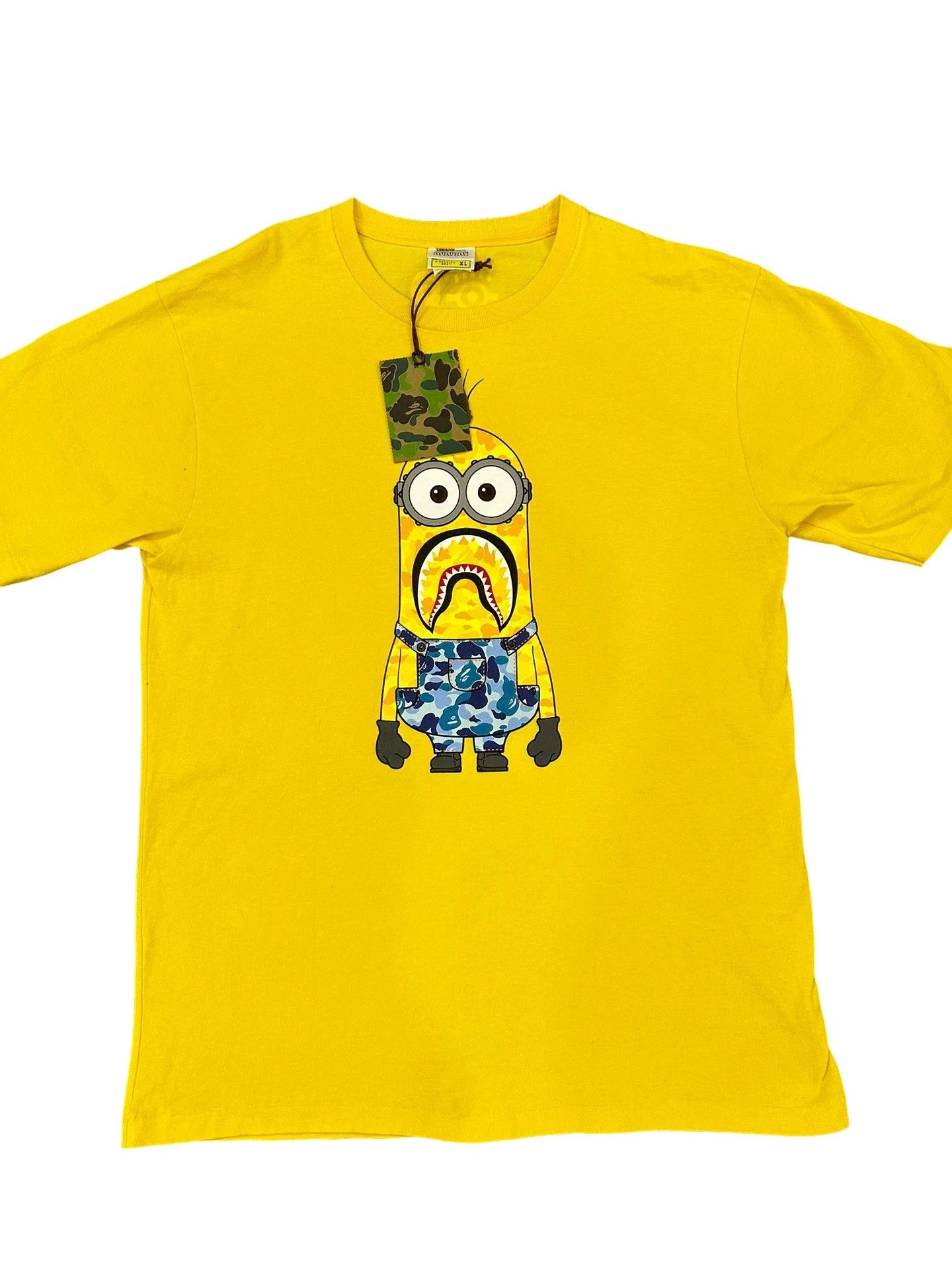 Bape BAPE x Minions Camo Graphic T-Shirt XL Size US XL / EU 56 / 4 - 1 Thumbnail