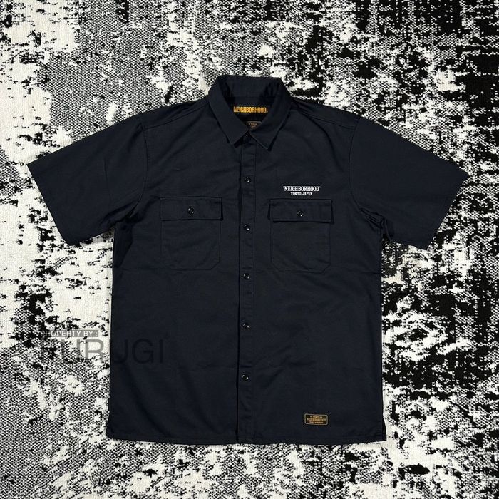 お見舞い NEIGHBORHOODCLASSIC WORK / EC-SHIRT . SS シャツ