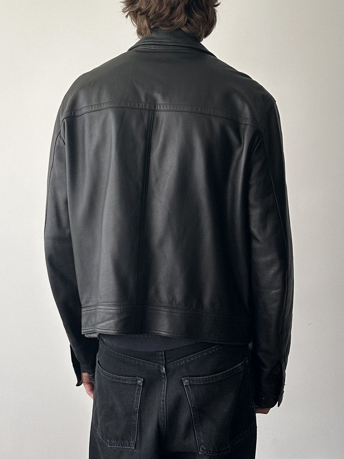 Versace Versace 2000’s Leather Jacket Size US L / EU 52-54 / 3 - 3 Thumbnail
