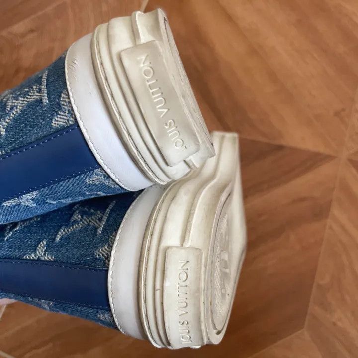 Louis Vuitton Louis Vuitton Stellar Casual Sneakers in Blue -2508 Size US 6.5 / EU 39-40 - 6 Thumbnail