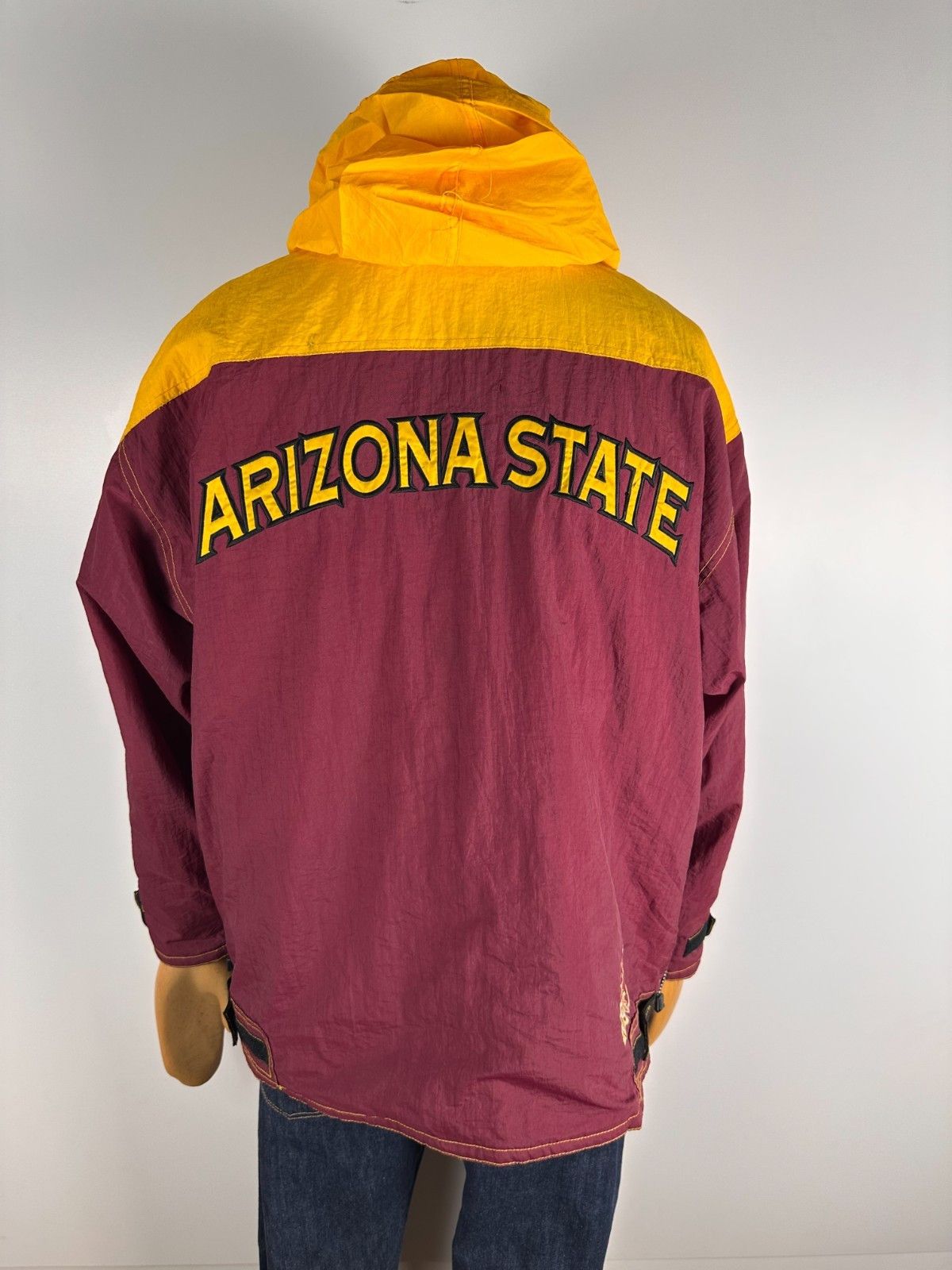 Champion Vintage Champion Arizona State Jacket Maroon Full-Zip Sz L Size US L / EU 52-54 / 3 - 8 Thumbnail