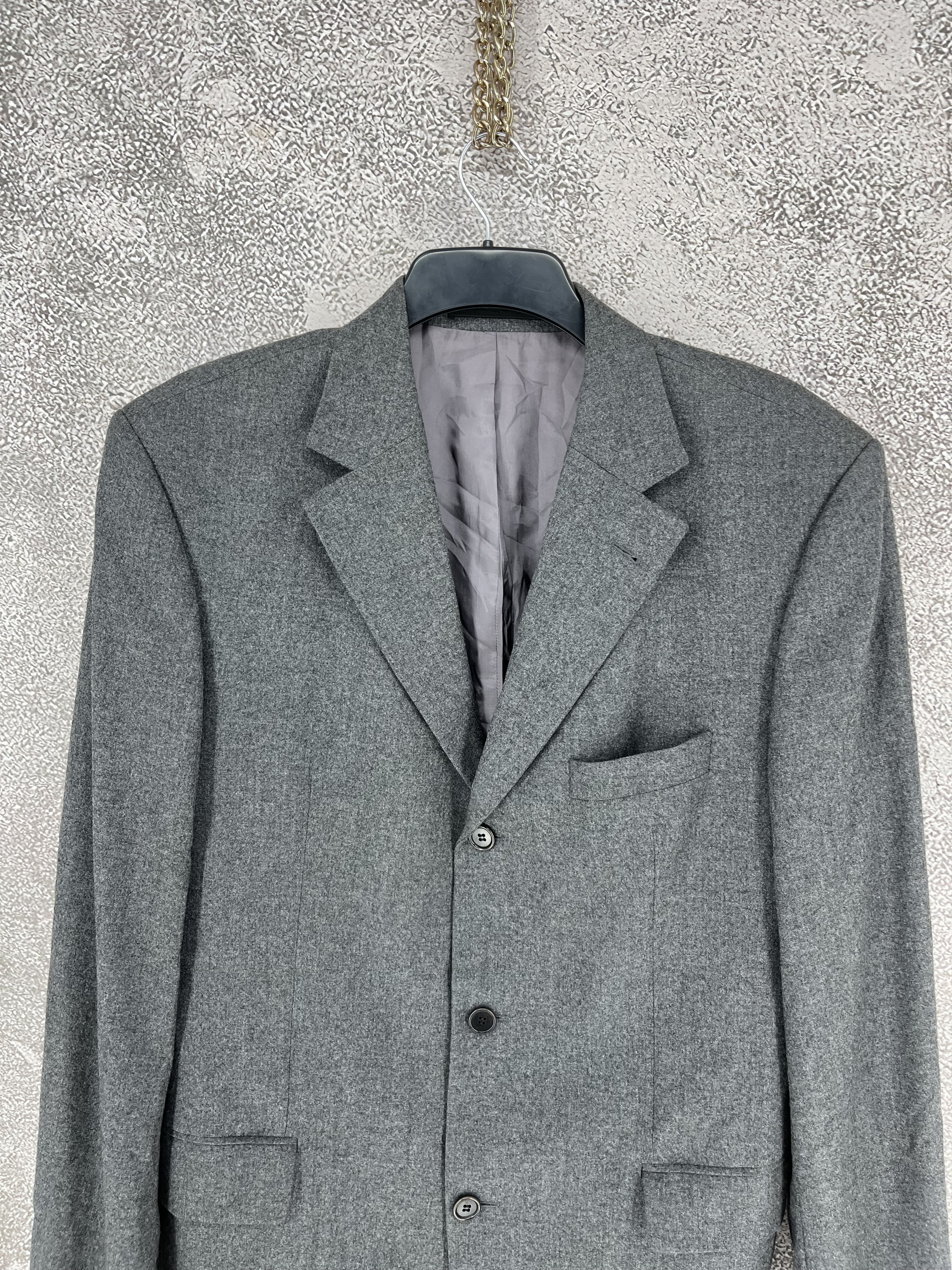 Hugo Boss HUGO BOSS Loro Piana Mens Wool Cashmere Blend Sports Blazer Size 50R - 6 Thumbnail