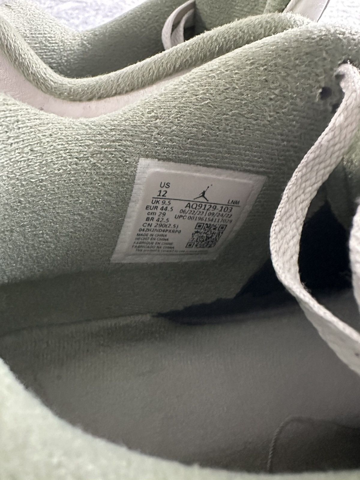 Jordan Brand Jordan 4 seafoam 23 Size US 11.5 / EU 44-45 - 10 Thumbnail