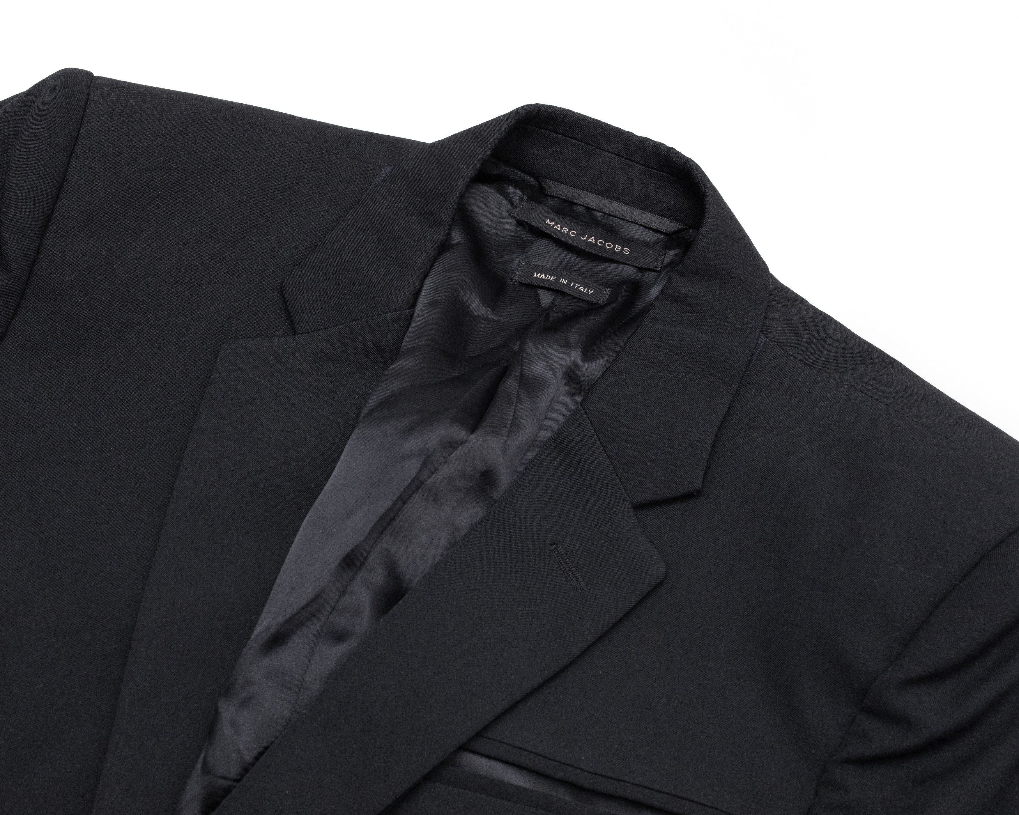 Marc Jacobs MARC JACKOBS 1,4k$ Wool Tuxedo Blazer Size US M / EU 48-50 / 2 - 3 Thumbnail