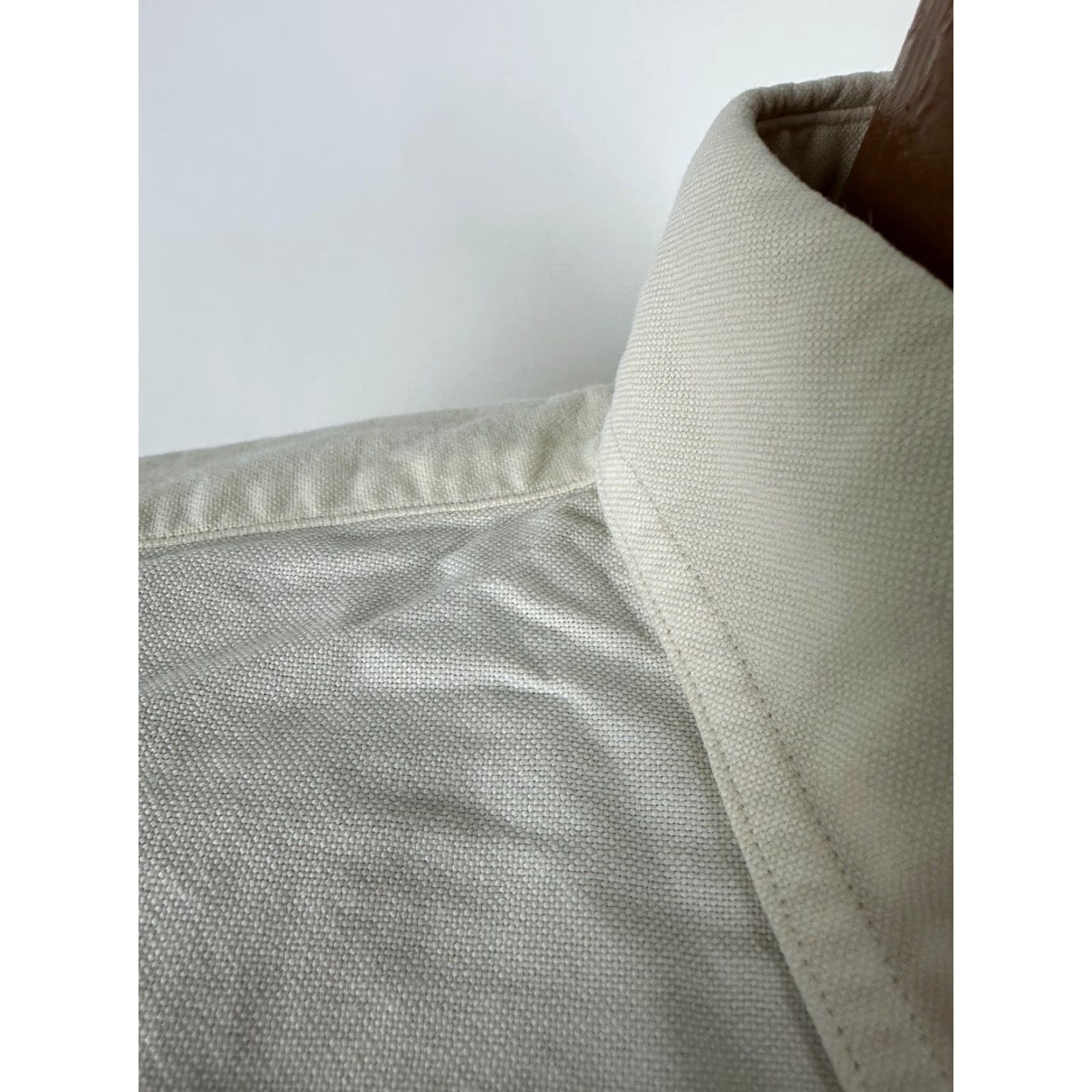 Lands' End VINTAGE Lands' End Oxford Shirt Men XL Tall Supima Hyde Park Ivory Midweight Cotton 17 36 Dress Shirt Long Sleeve Button-Down Collar Mens Size US XL / EU 56 / 4 - 5 Thumbnail