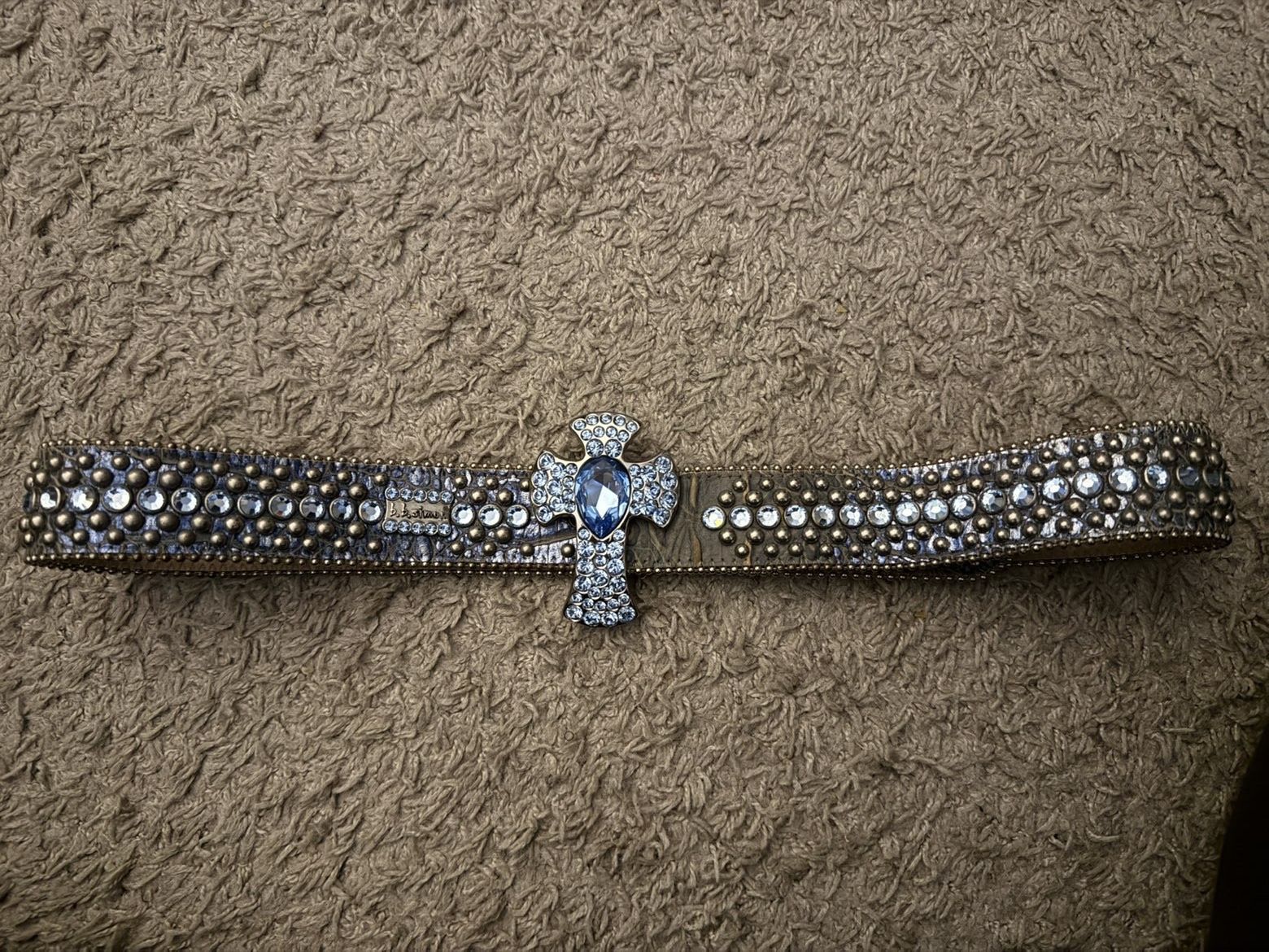 B.B. Simon **RARE** Bb simon Cross belt Size ONE SIZE - 2 Thumbnail