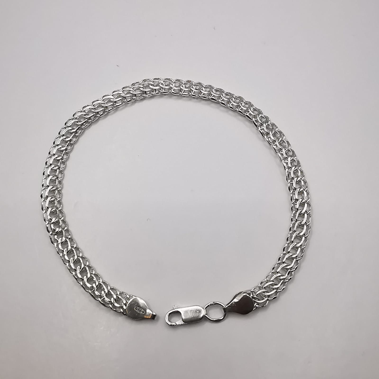 Sterling Silver Vintage Bracelet Jewelry,925 Sterling Silver, Handmade 8,50g Size ONE SIZE - 1 Thumbnail