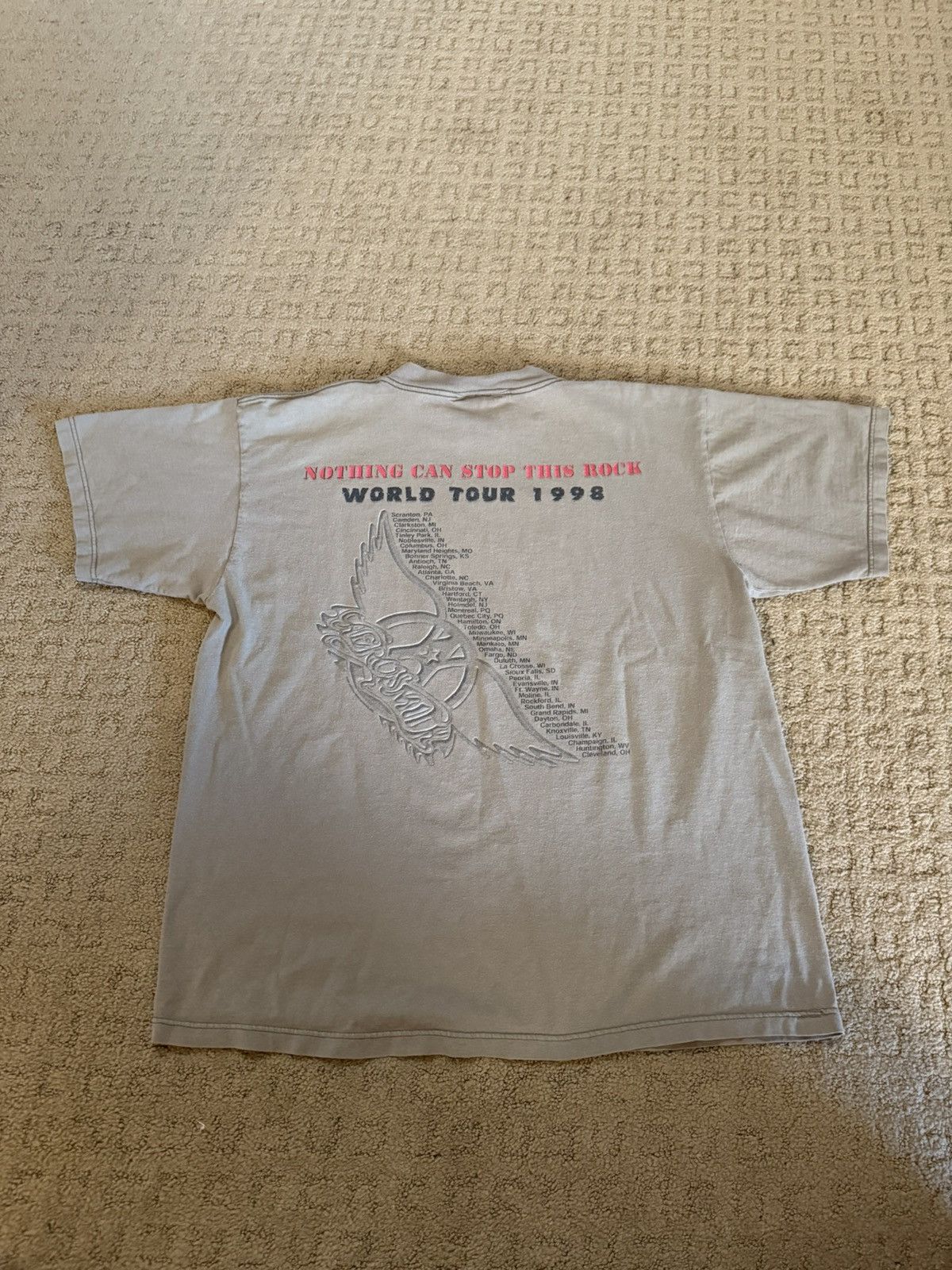 Vintage Vintage 1998 Aerosmith Shirt Size US XL / EU 56 / 4 - 5 Thumbnail
