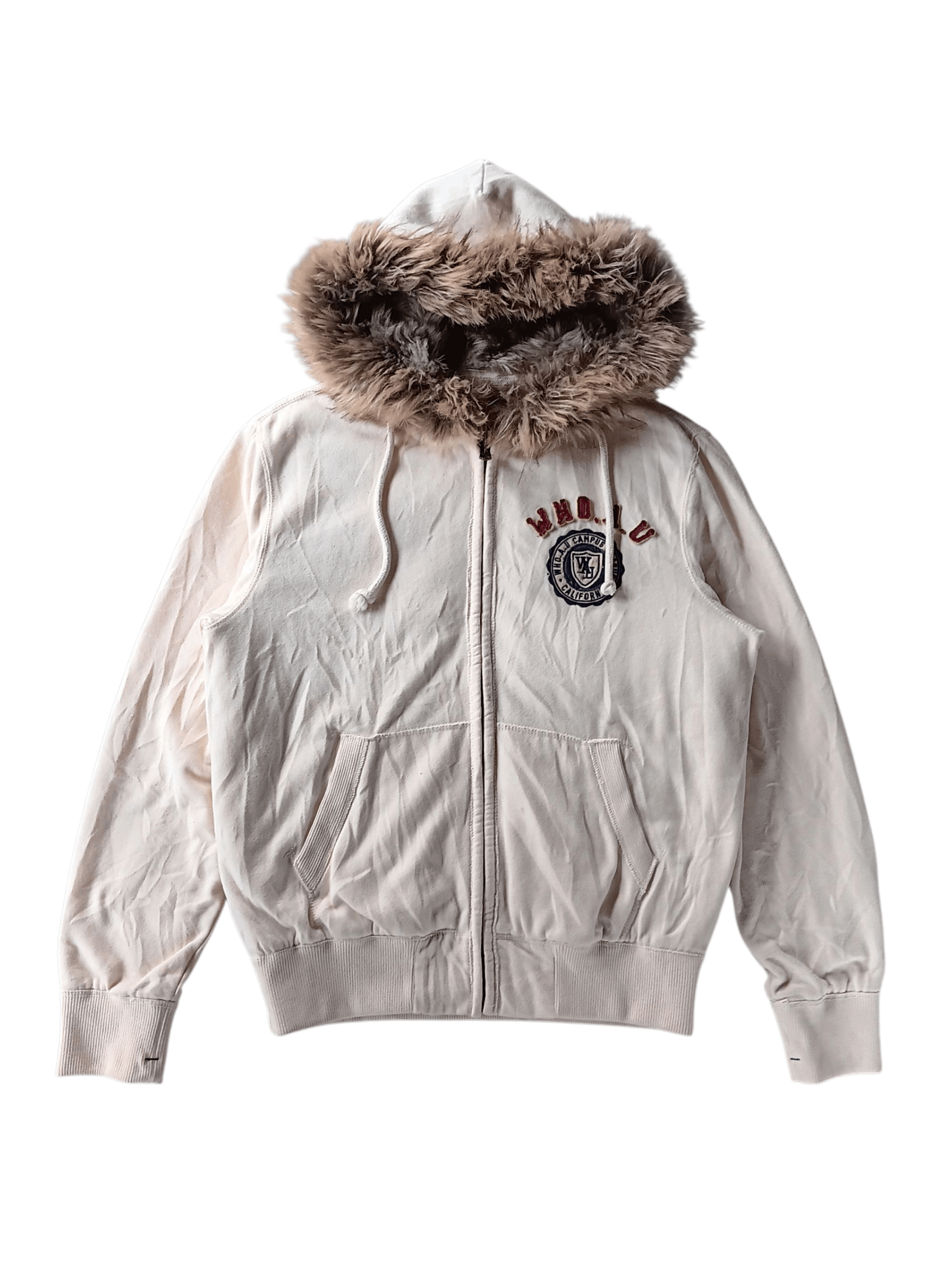 Whoau california ifsixwasnine style fur hoodie
