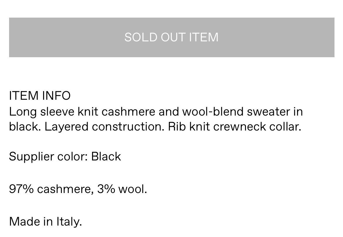 Rick Owens Cashmere opaqueBanana Ziggy cut out sweater jumper knit L XL Size US L / EU 52-54 / 3 - 12 Thumbnail