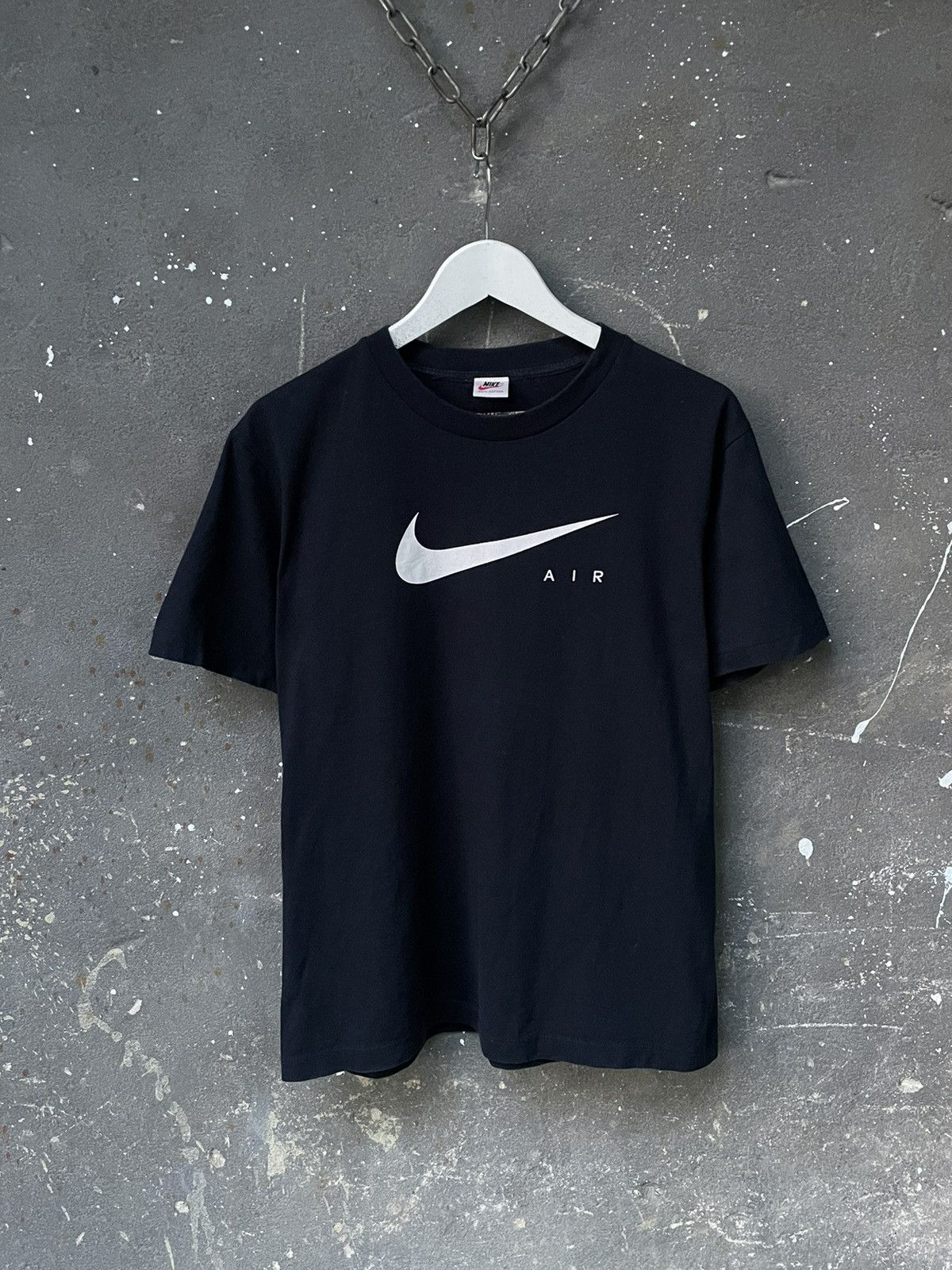 Nike × Vintage Vintage Nike Tn T-Shirt 90’s Air Drill Y2K Swoosh Size US M / EU 48-50 / 2 - 1 Thumbnail