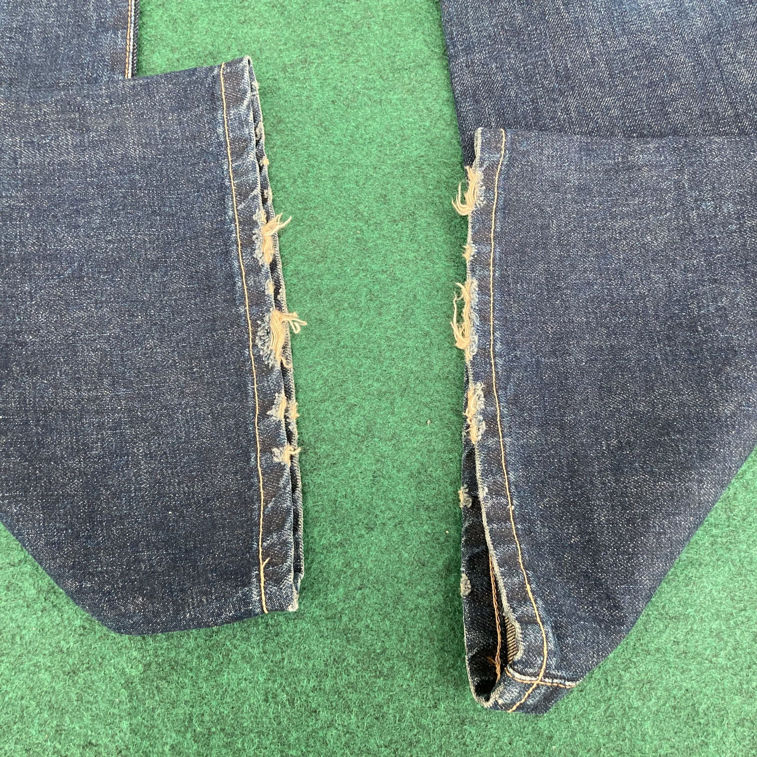 Edwin Vtg Edwin 503 SD Super Flare Denim Bootcut Jeans Size US 34 / EU 50 - 7 Thumbnail