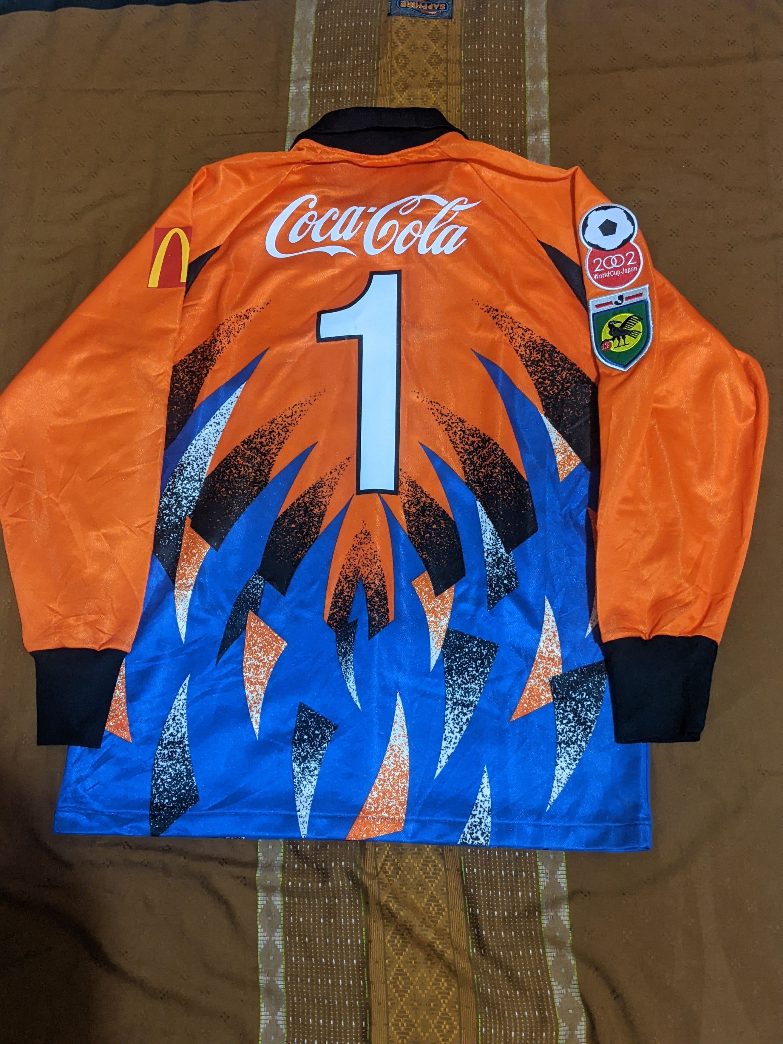 Puma Tokyo Verdy goalkeeper 1994 / 1995football shirt. Size US L / EU 52-54 / 3 - 2 Thumbnail