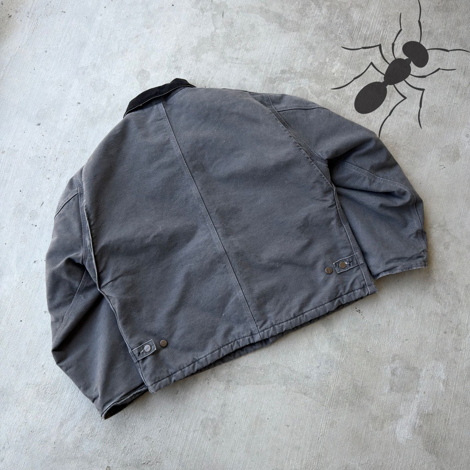 Carhartt × Vintage Carhartt J22 GVL gray Arctic work wear jacket Size US XL / EU 56 / 4 - 6 Thumbnail