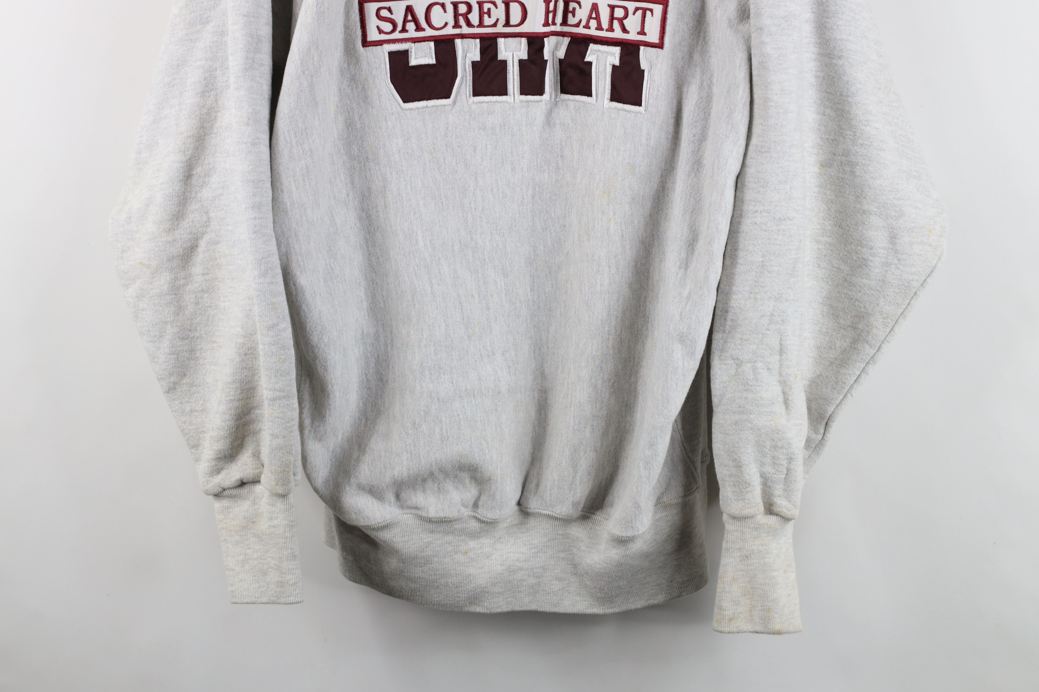 Vintage Vintage 90s Streetwear Heart Reverse Weave Sweatshirt USA Size US XL / EU 56 / 4 - 3 Thumbnail