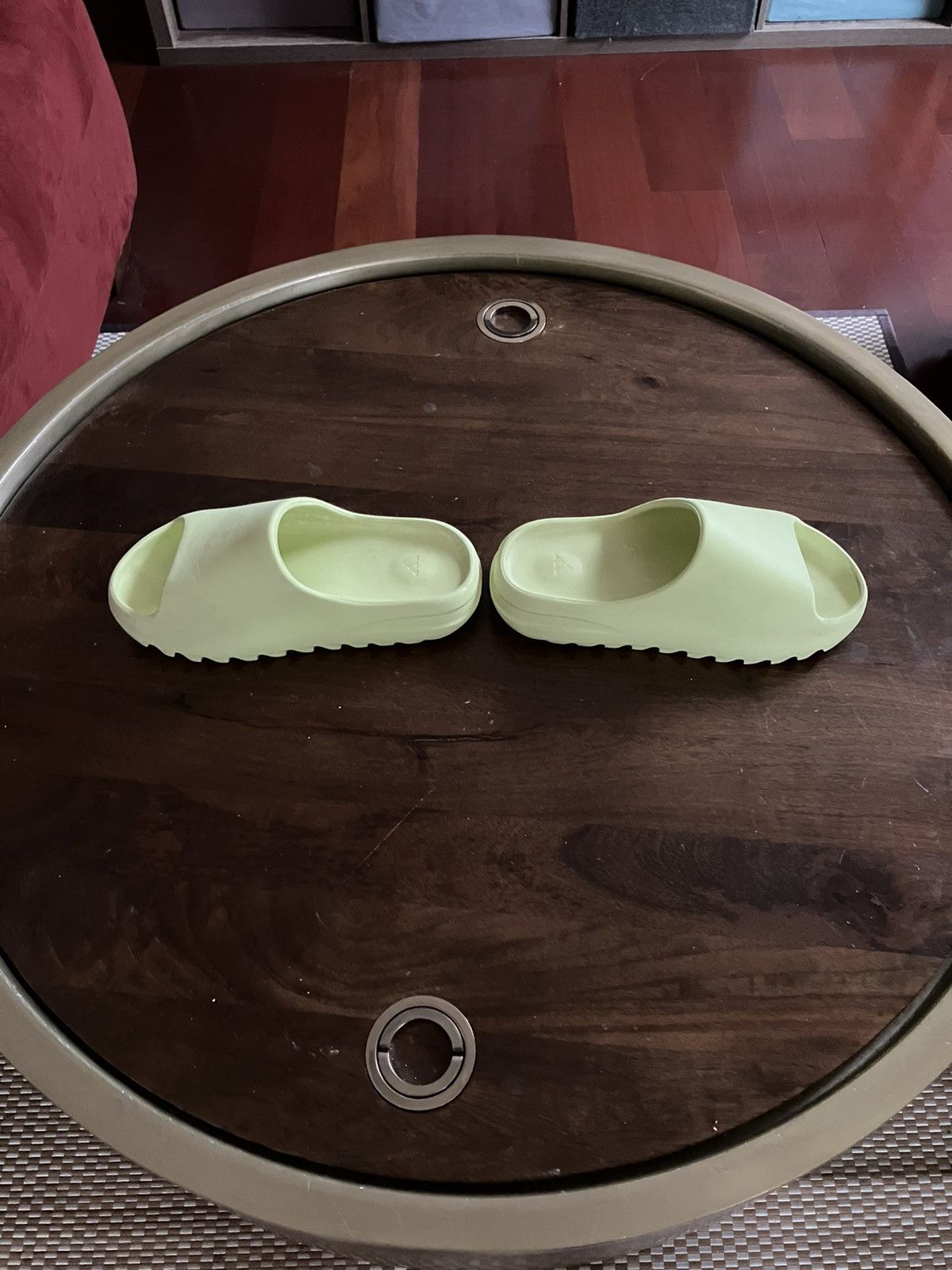 Yeezy Adidas Yeezy Slide 'Glow Green' Size 6 Men’s 7 Women’s Size US 6 / EU 39 - 3 Thumbnail