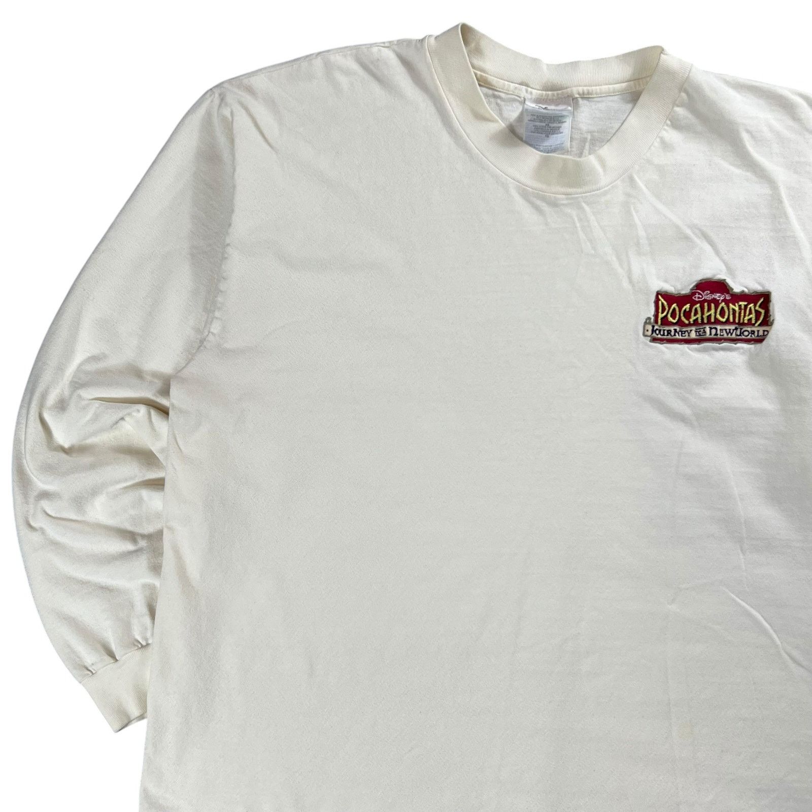 Disney × Vintage 90s Disney Pocahontas Journey to a New World long sleeve Size US XL / EU 56 / 4 - 3 Thumbnail