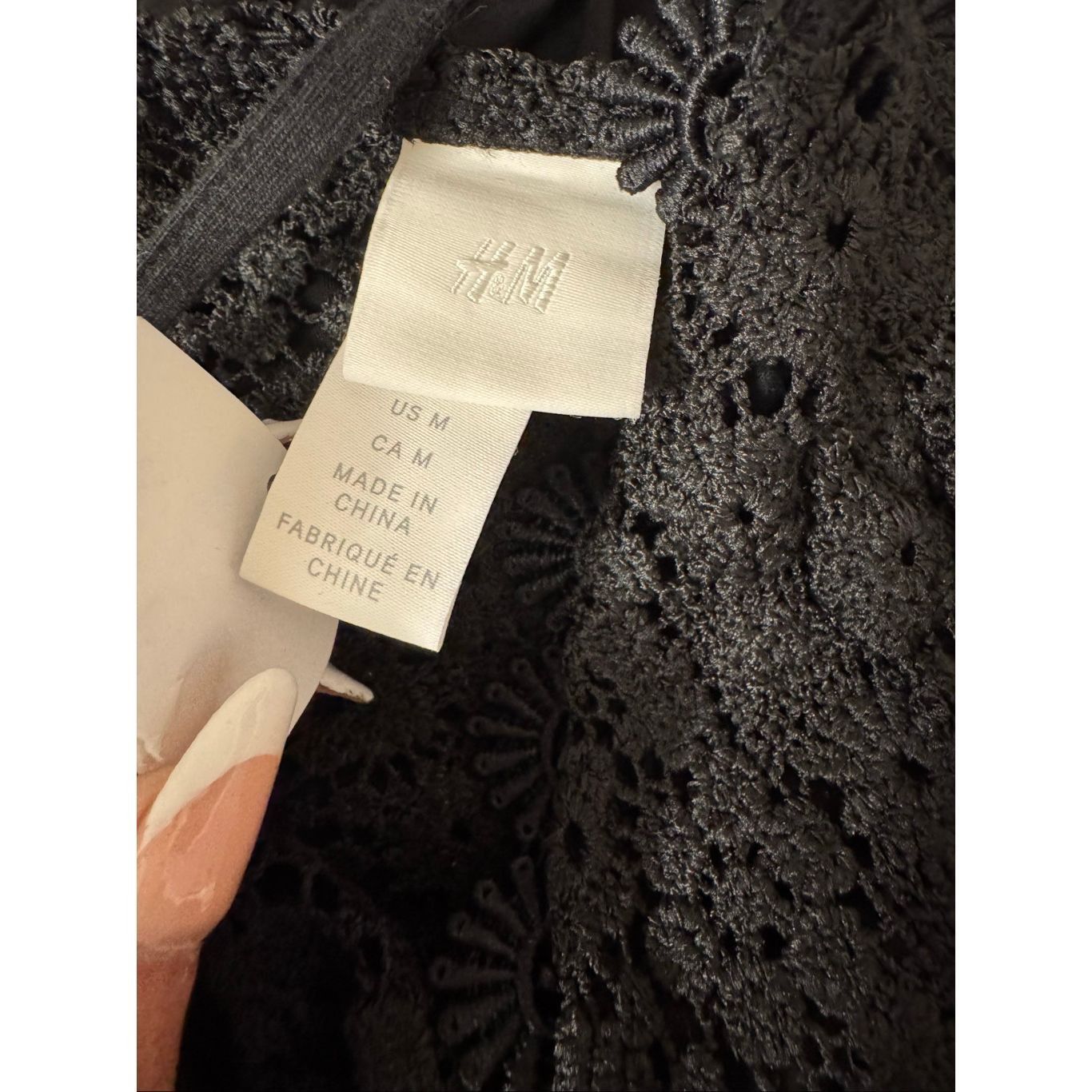 H&M H&M Black Lace Bodysuit Women’s Size M Size M / US 6-8 / IT 42-44 - 9 Thumbnail