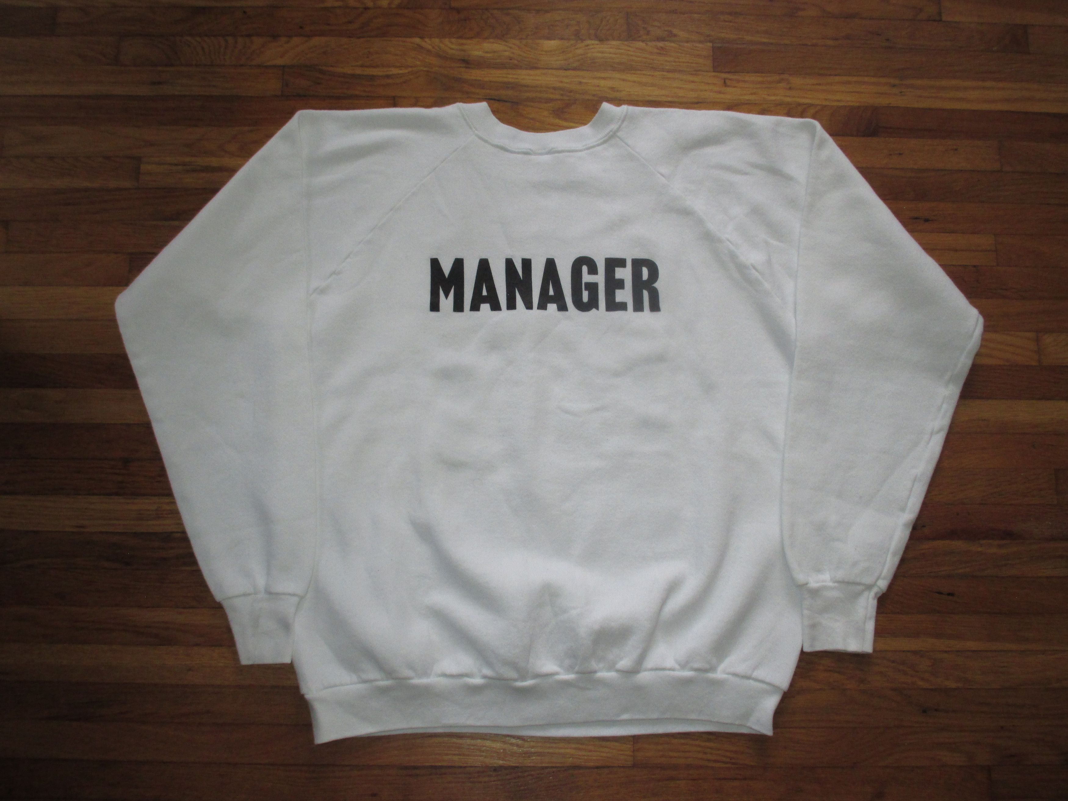 Fruit Of The Loom Vintage 1992 Boxing Mancini Haugen Hip Hop Sweatshirt Size US XL / EU 56 / 4 - 5 Thumbnail