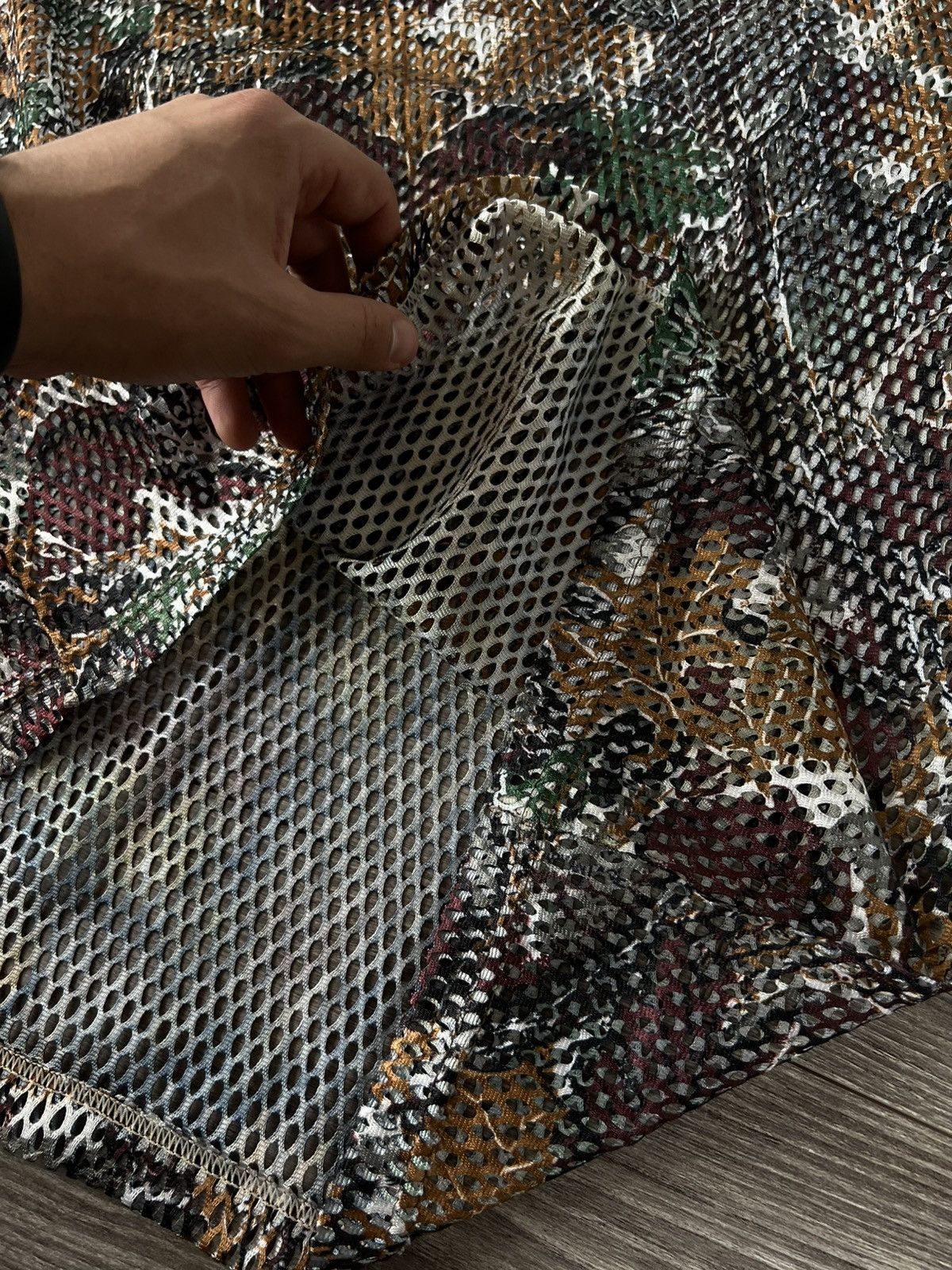Other Vintage Transparent Hunt Camo Trees Colourway Perforated Tee Size US M / EU 48-50 / 2 - 15 Thumbnail