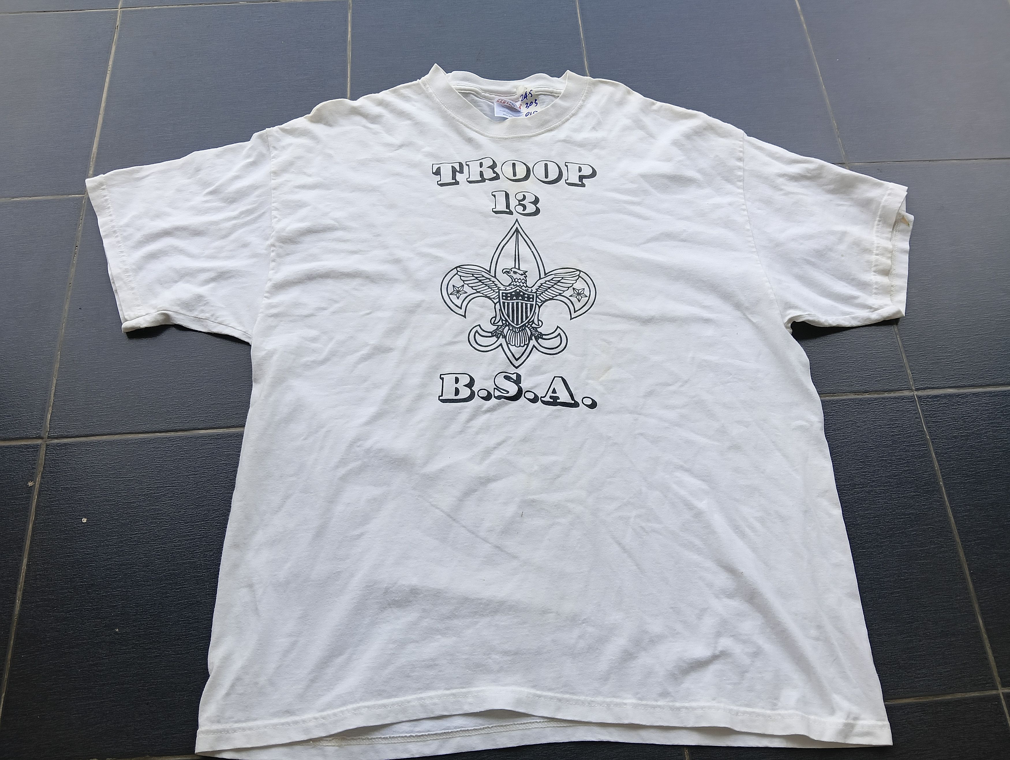 Other VINTAGE troop 13 B.S.A TSHIRT big logo Size US XL / EU 56 / 4 - 1 Thumbnail