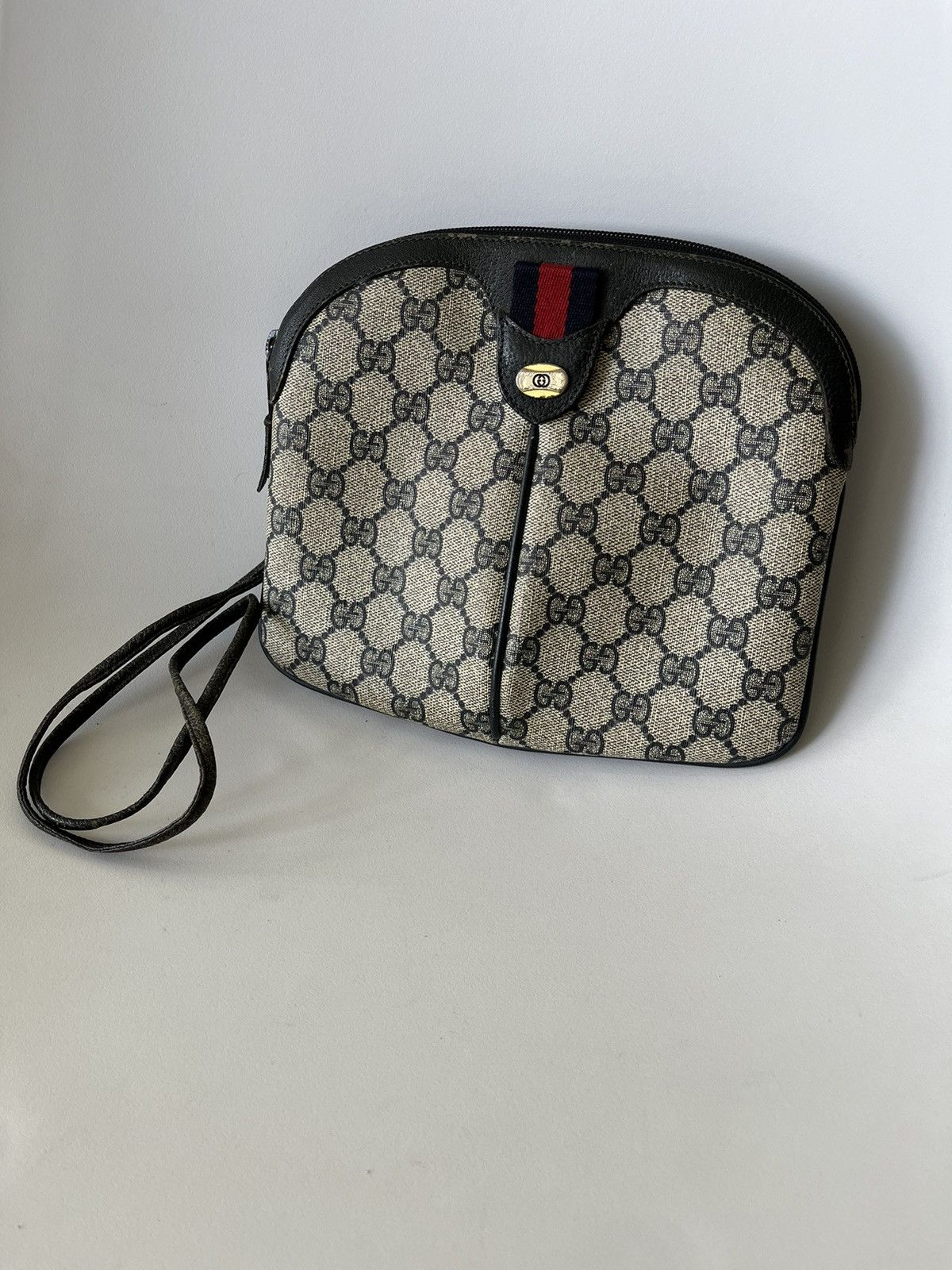 Gucci Gucci GG Supreme Web Sherry Line Shoulder PVC Size ONE SIZE - 1 Thumbnail