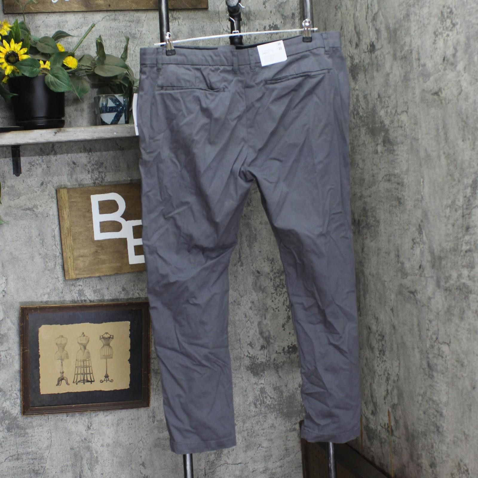 Other Nwt Goodfellow & Co Mens Fit Chino Pants 93579891 Gray 38x32 Size US 38 / EU 54 - 2 Thumbnail