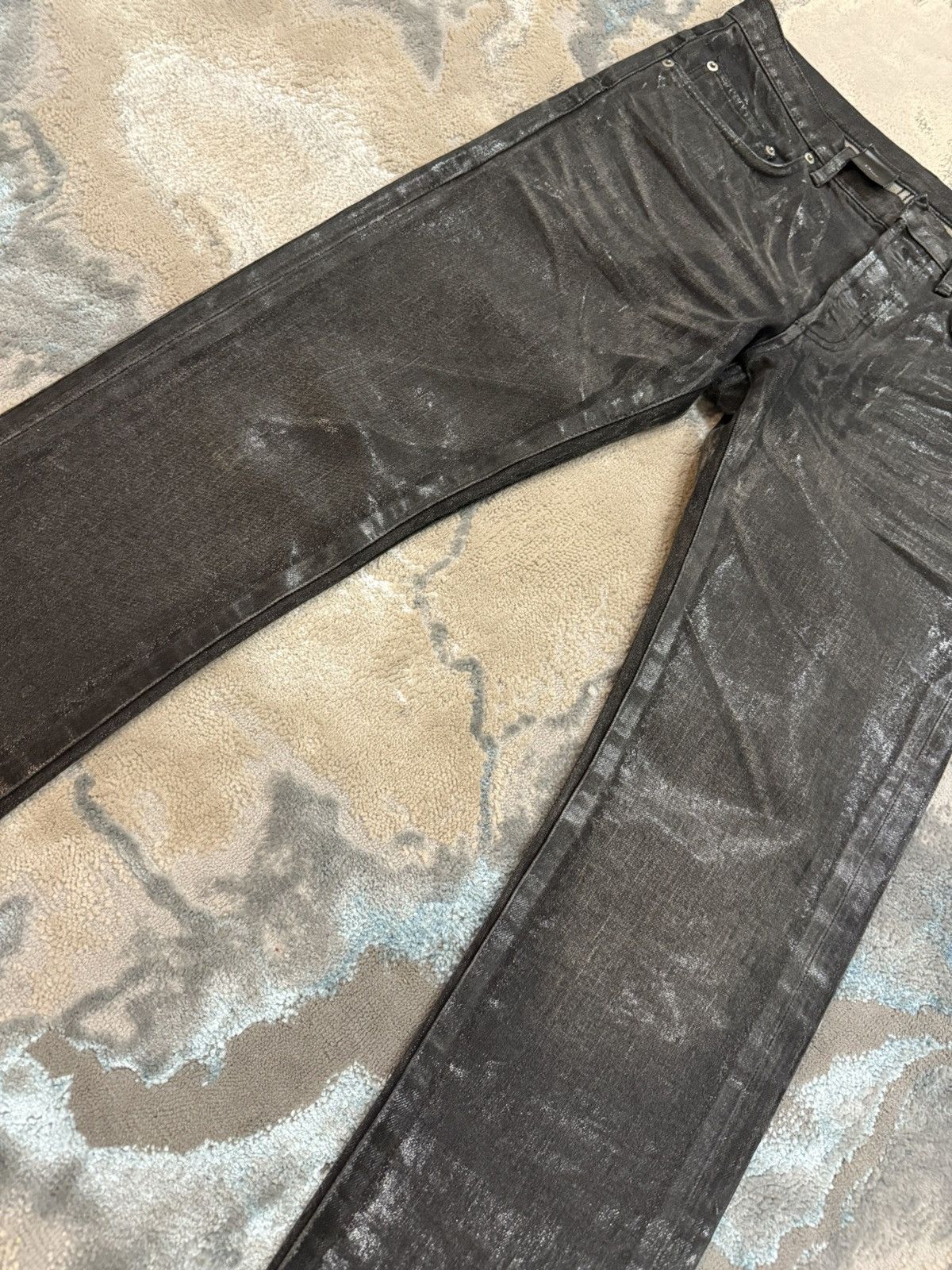 Dior Dior A/W 2004 “Luster” Waxed Denim Size US 29 - 3 Thumbnail