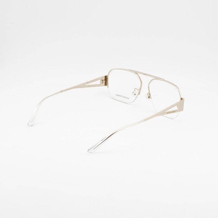 Bottega Veneta Bottega Veneta BV1067O 002 Eyeglasses Gold 56mm Aviator Fram Size ONE SIZE - 3 Thumbnail