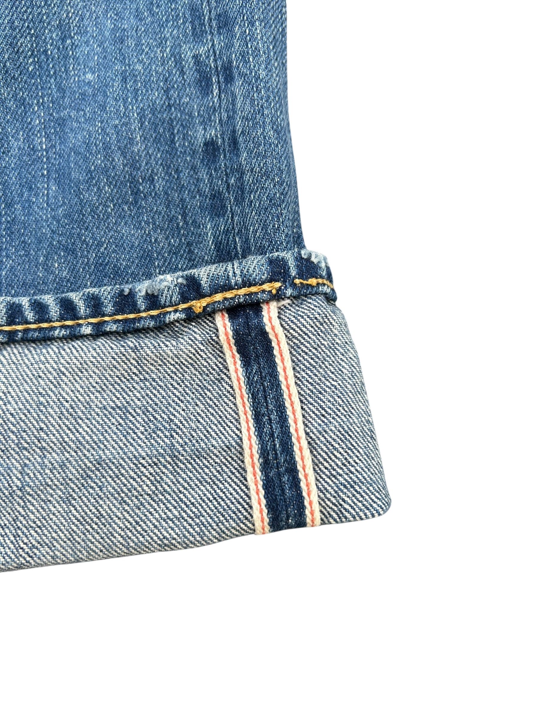Hysteric Glamour × Japanese Brand × Vintage Hysteric Glamour Selvedge Punk Distressed Vtg Denim Jeans Size US 30 / EU 46 - 3 Thumbnail